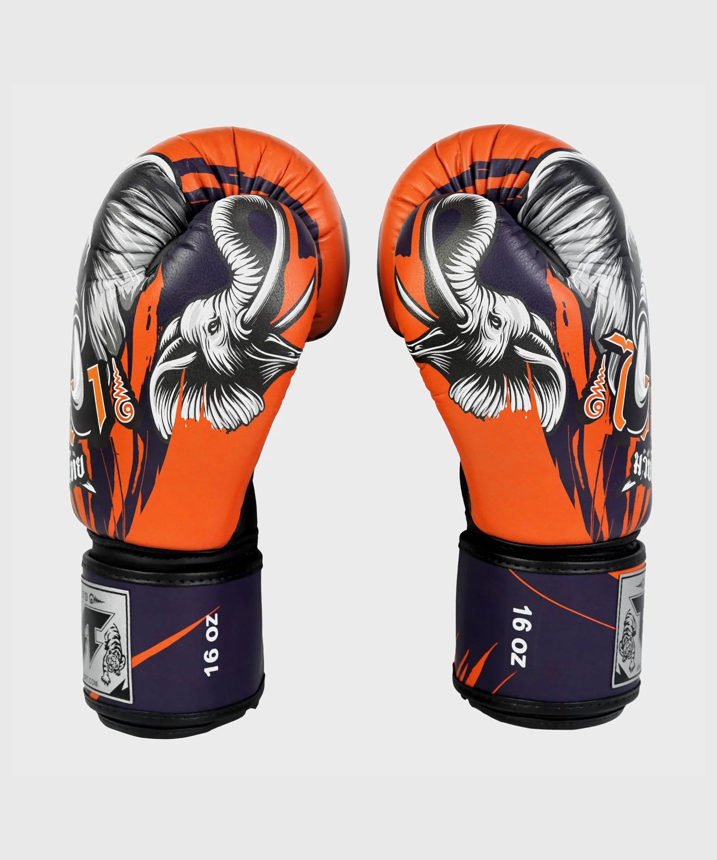 Gants de Boxe Tuff Aiyara - Noir/Orange