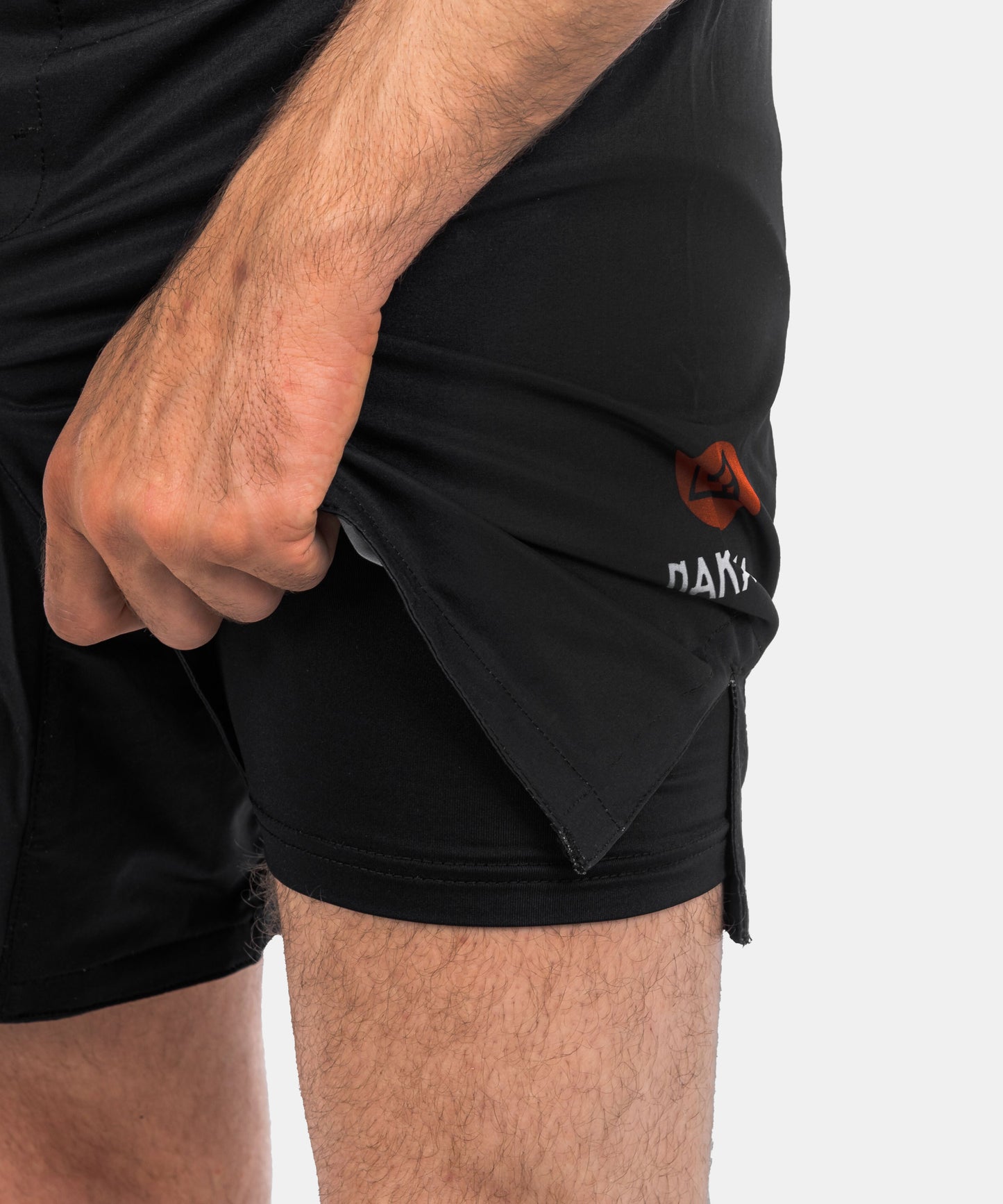Nakama Kihon 2 En 1 Fight Shorts - Black