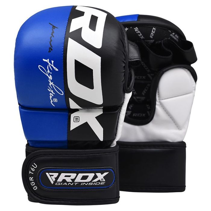 RDX T6 Sparring MMA Gloves – Blue – Dragon Bleu - Main Image