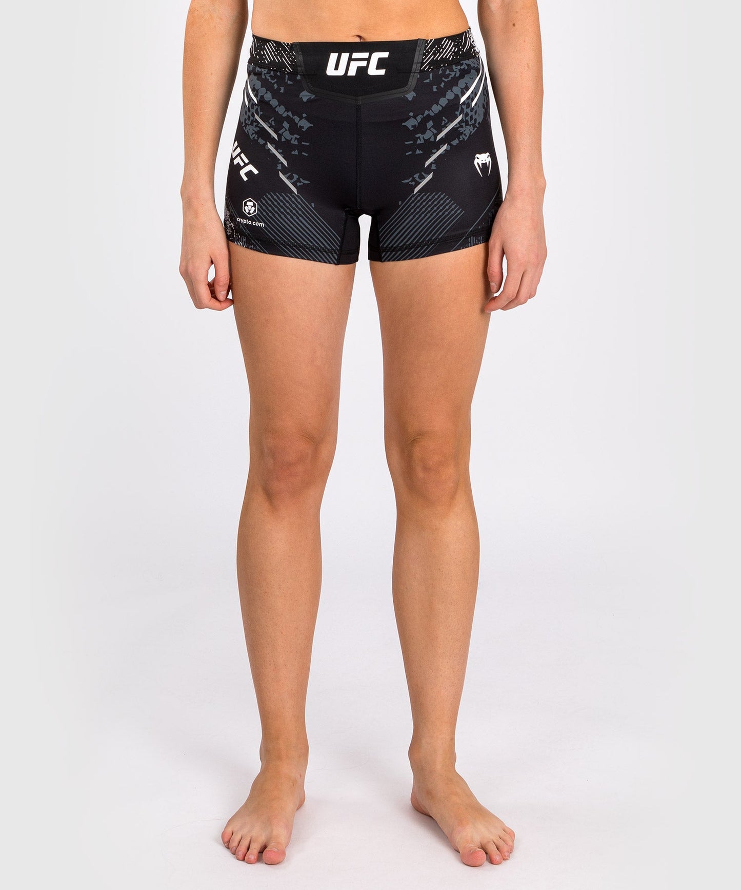 UFC Women's Fit Compression Short Adrenaline by Venum Authentic Fight Night - Black