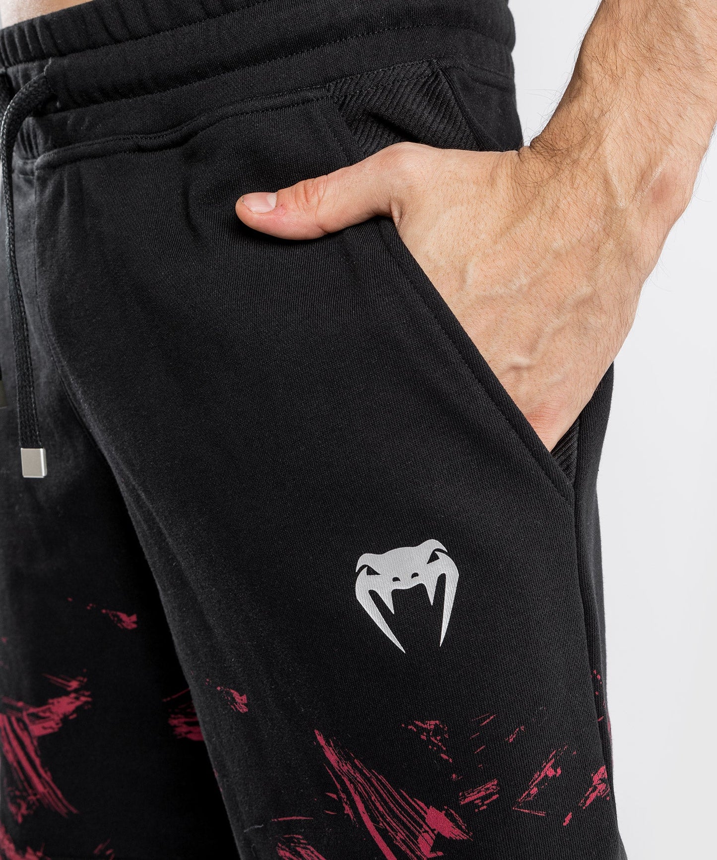 UFC Venum Authentic Fight Week 2.0 Cotton Shorts - Black/Red