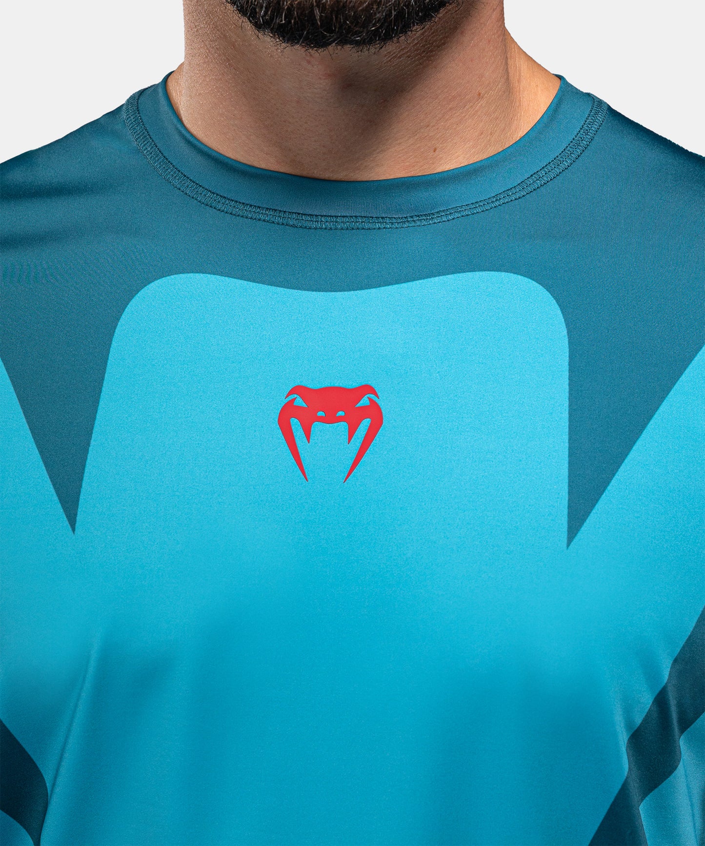 Venum Attack 90 Dry-Tech-T-Shirt – Türkis/Rot