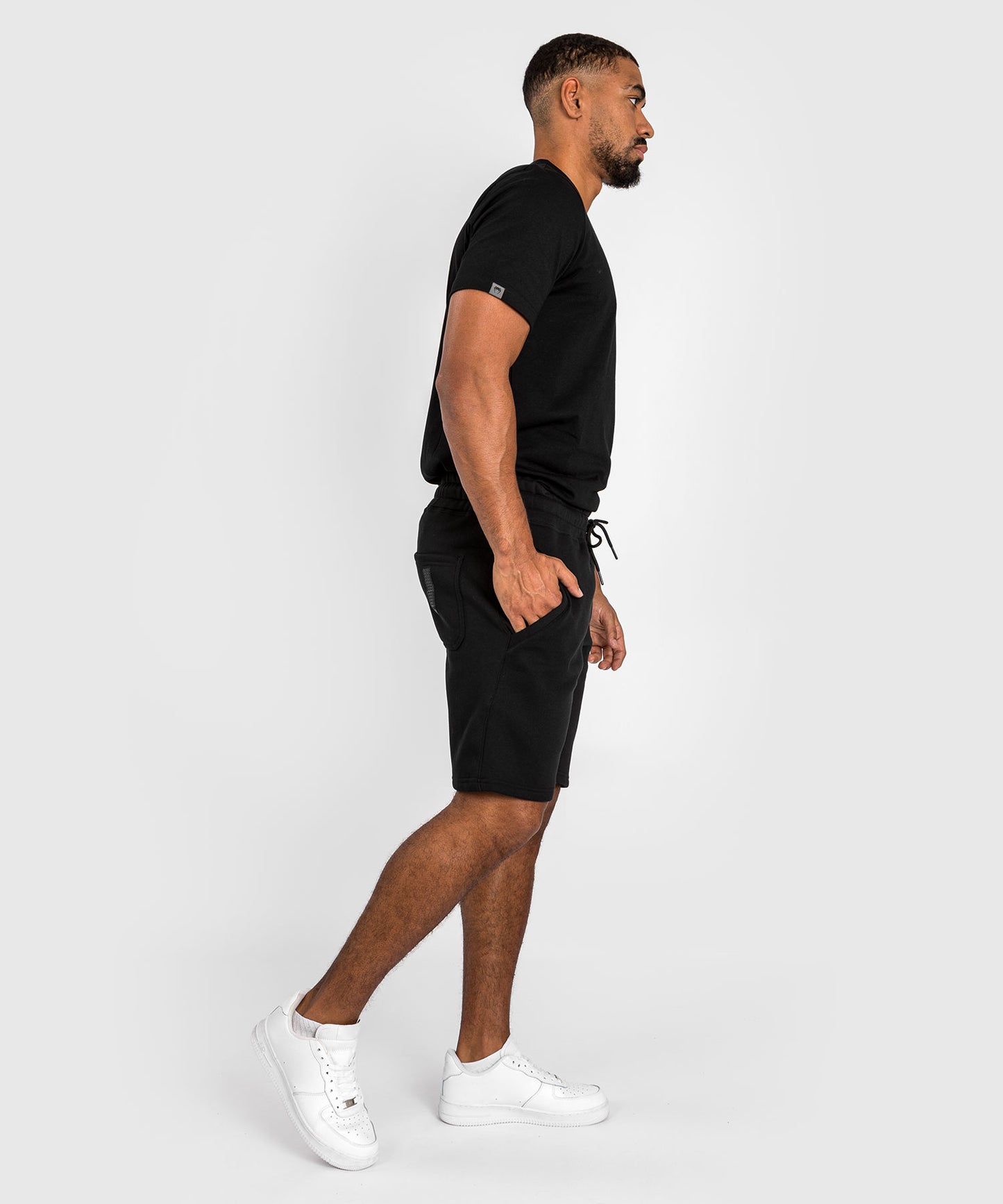 Short en coton Venum Silent Power - Noir