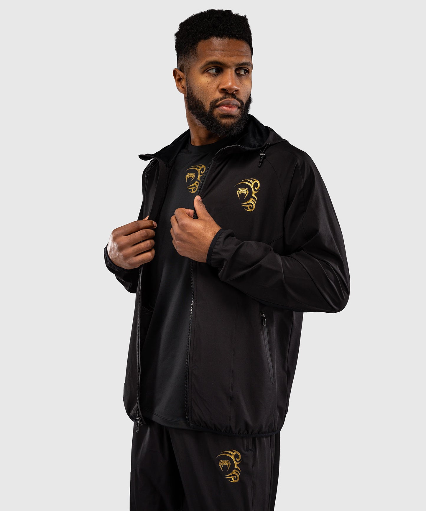Veste de Survêtement Venum x Mike Tyson Tiger - Noir/Or