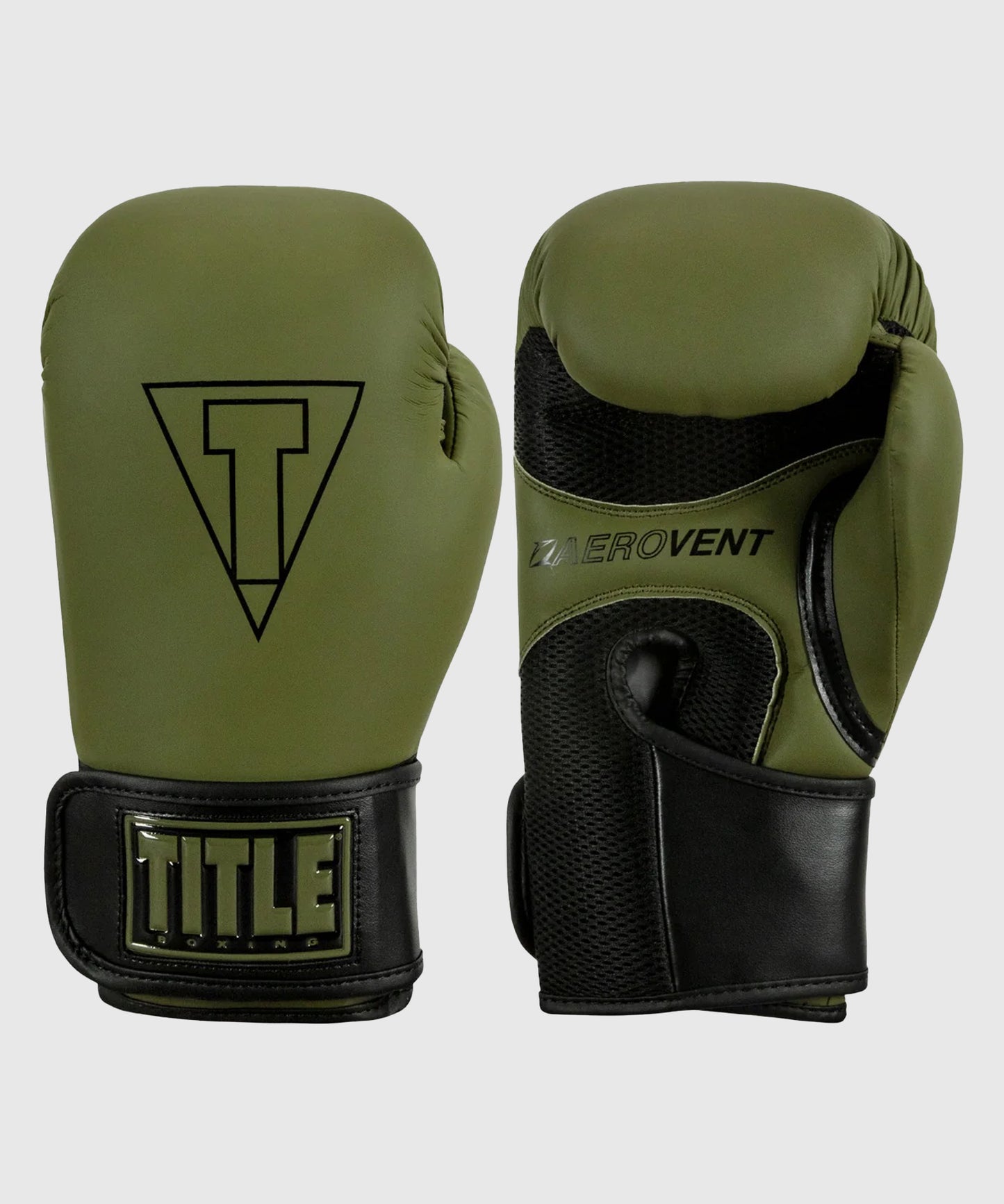 Title Boxing Vegan Fitness Guantes de Boxeo - Caqui/Negro