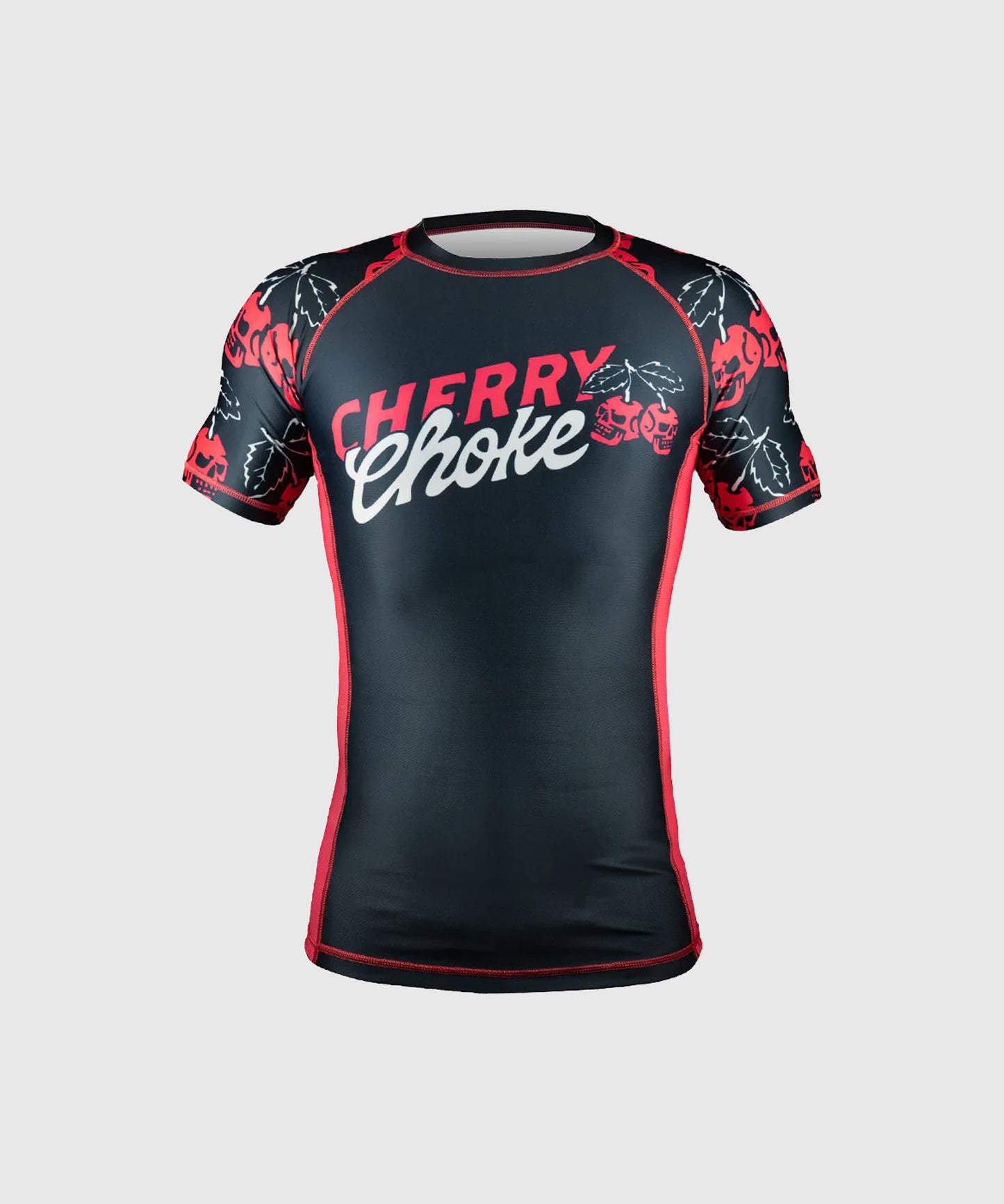 Pride Or Die Cherry Choke Short Sleeve Rashguard - Black