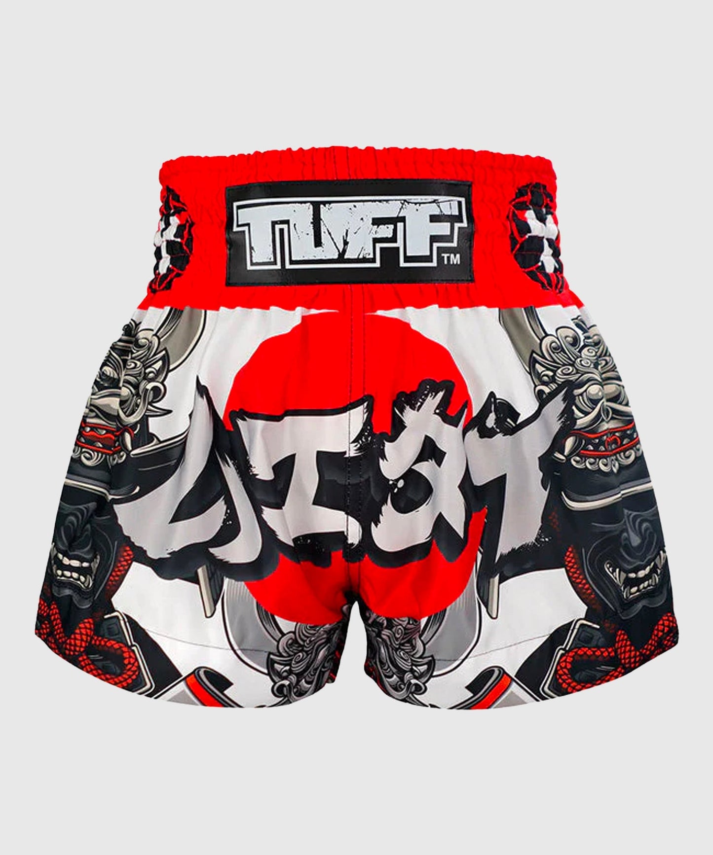 Tuff Samurai Of Siam Muay Thai Shorts - White