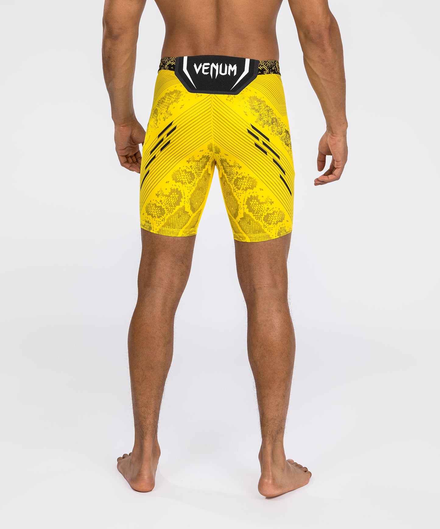 UFC Men's Compression Short Adrenaline by Venum Authentic Fight Night - Yellow