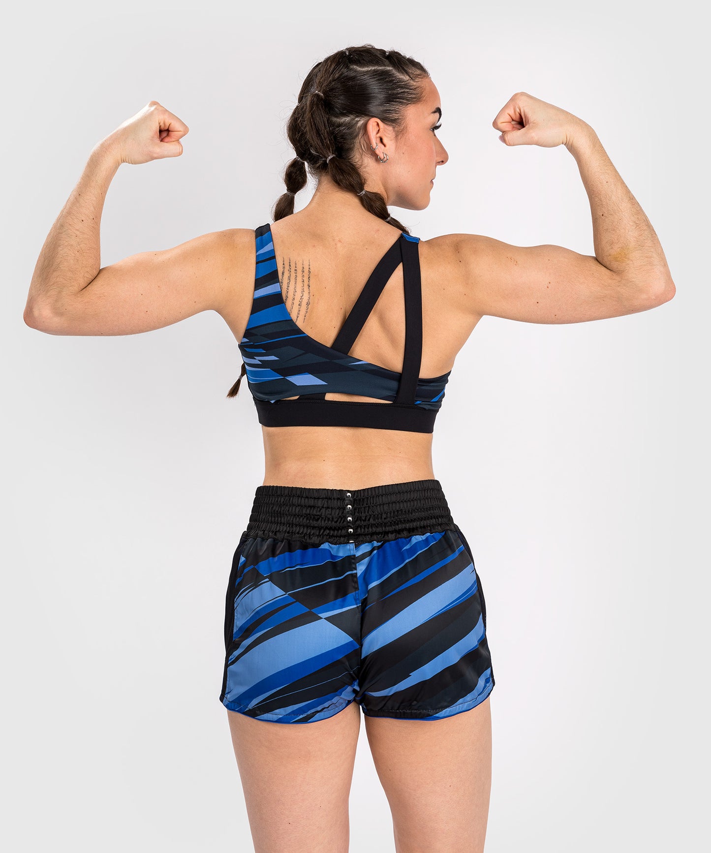 Venum Abyss Short da Muay Thai da Donna - Blu Ombra