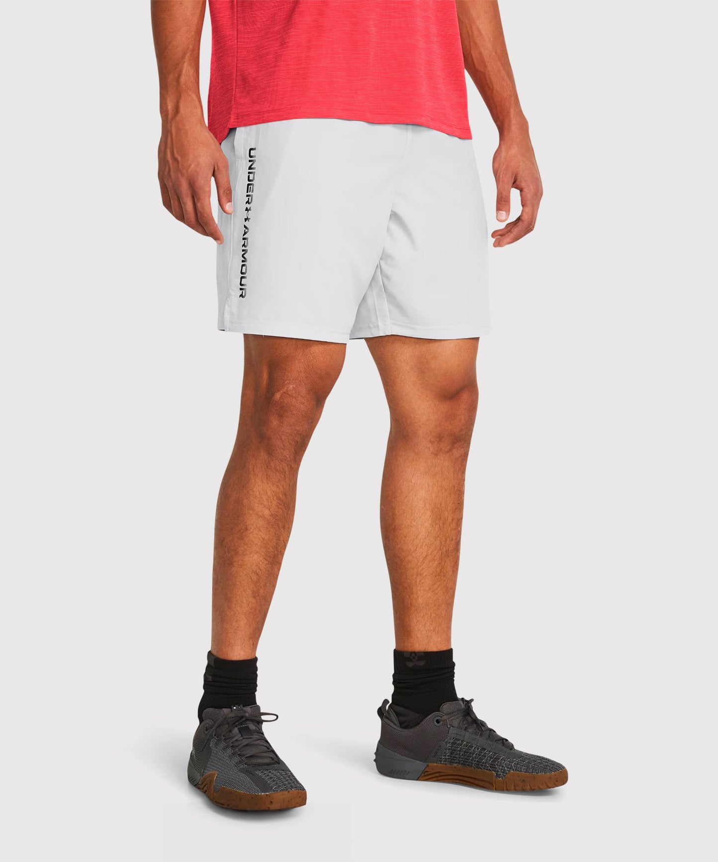 Short Under Armour Ua Woven Wordmark - Gris Clair