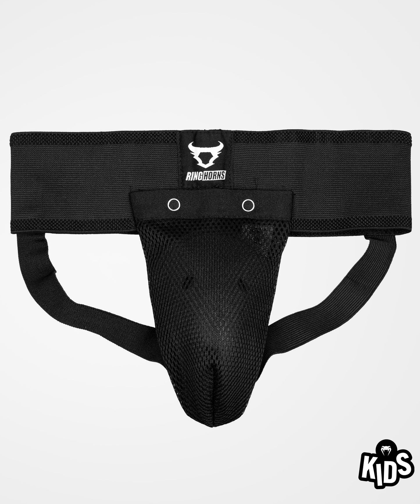 Ringhorns Charger by Venum Kids Tiefschutz und Suspensorium – Schwarz