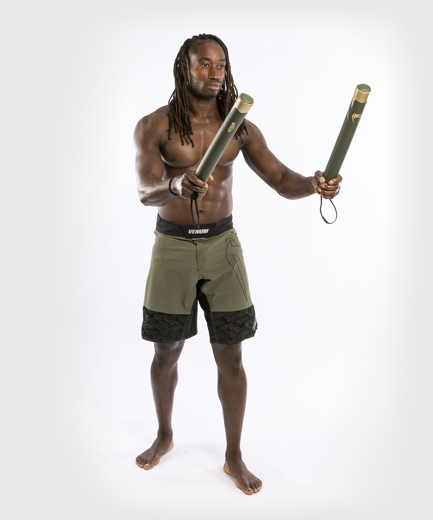 Bâtons de Boxe Venum Pro – Kaki/Or