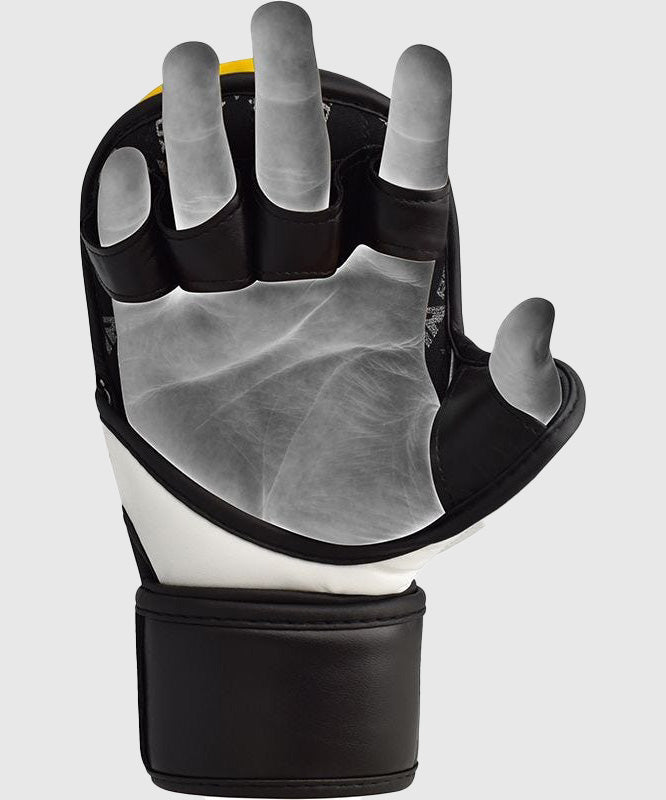 RDX Sports T6 Guantes de Sparring MMA - Amarillo