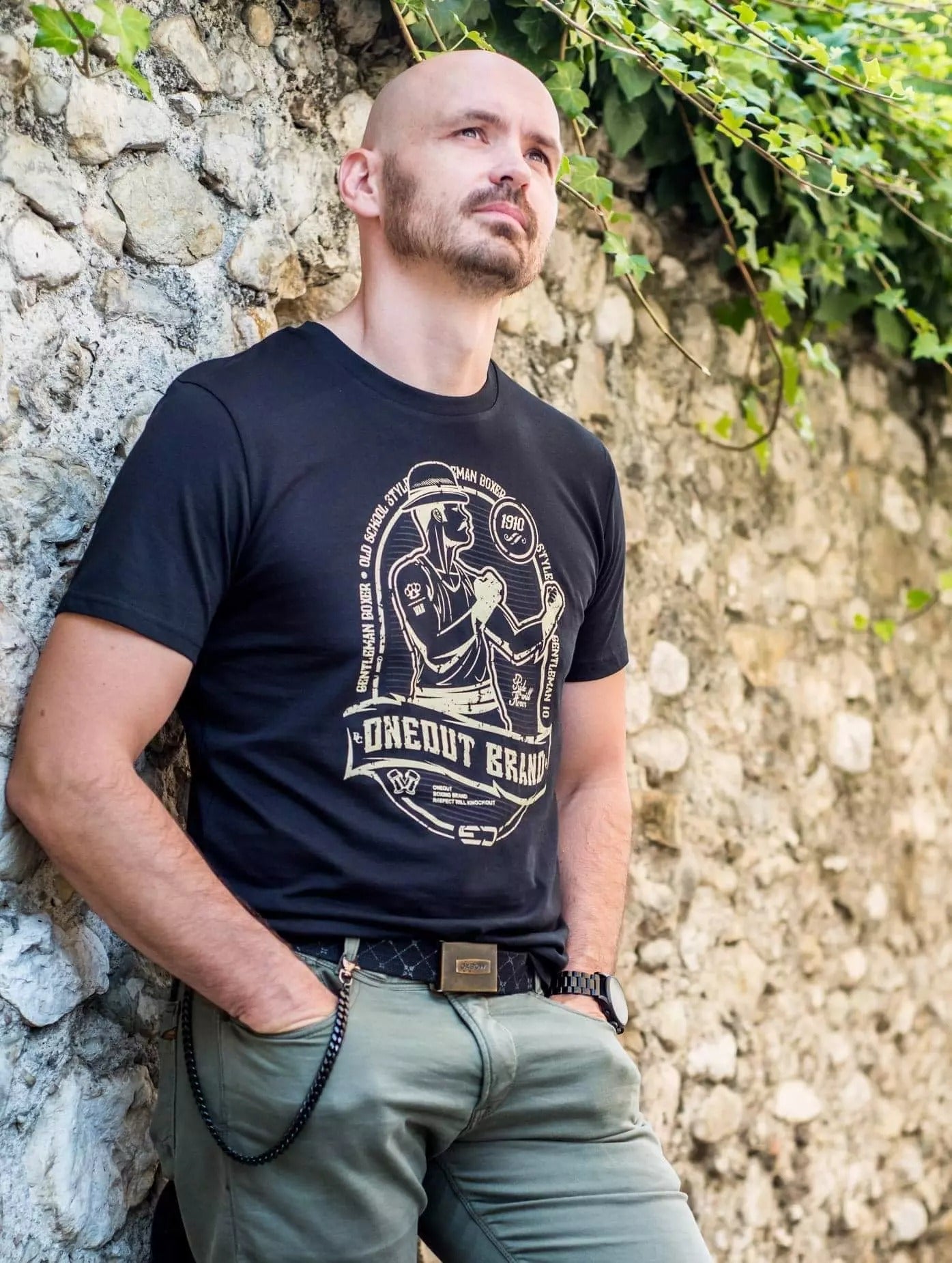 Oneout Brand Training T-shirt - Black