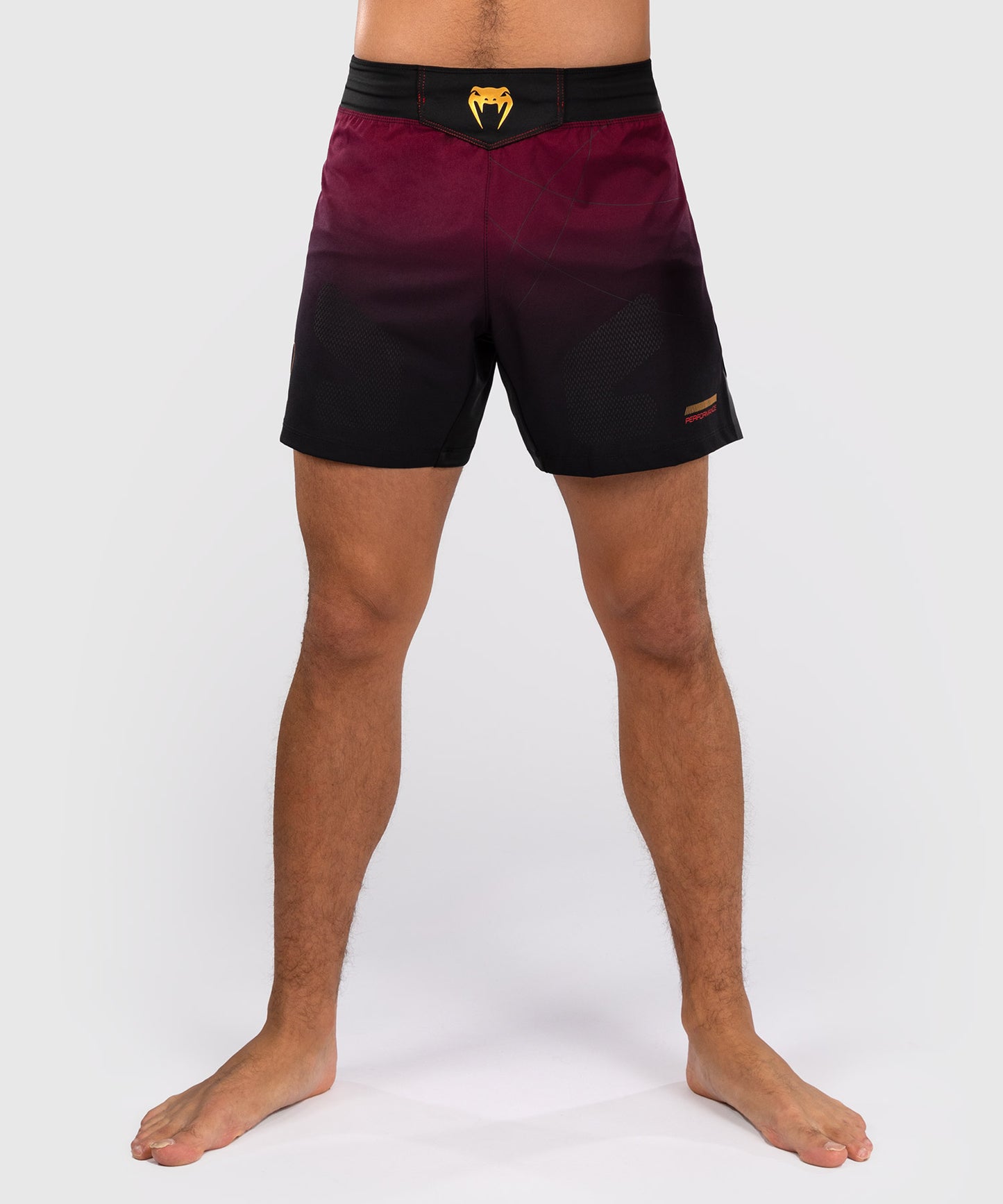 Venum Tactical XT Fight Shorts - Schwarz/Burgund/Gold