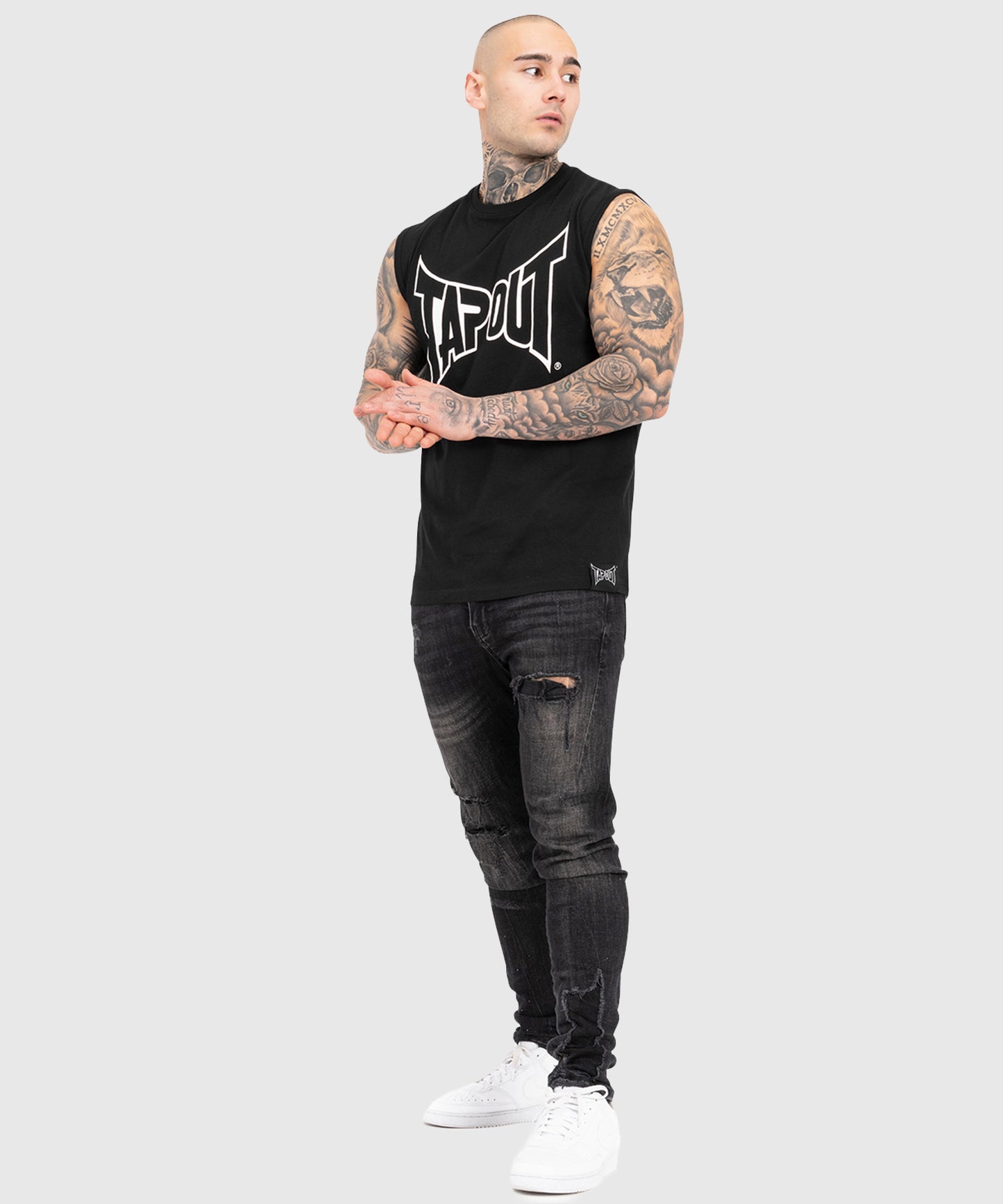 Débardeur Tapout Alemada - Noir/Blanc