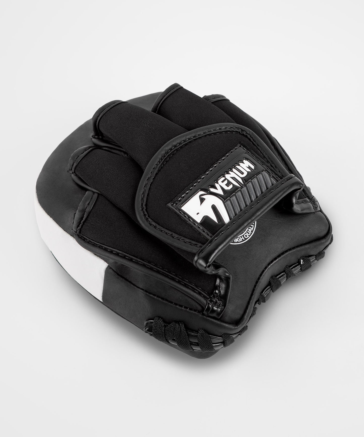 Mitaines d’Entraînement Épaisses Venum Elite Mini Cuir (Paire) – Noir/Blanc