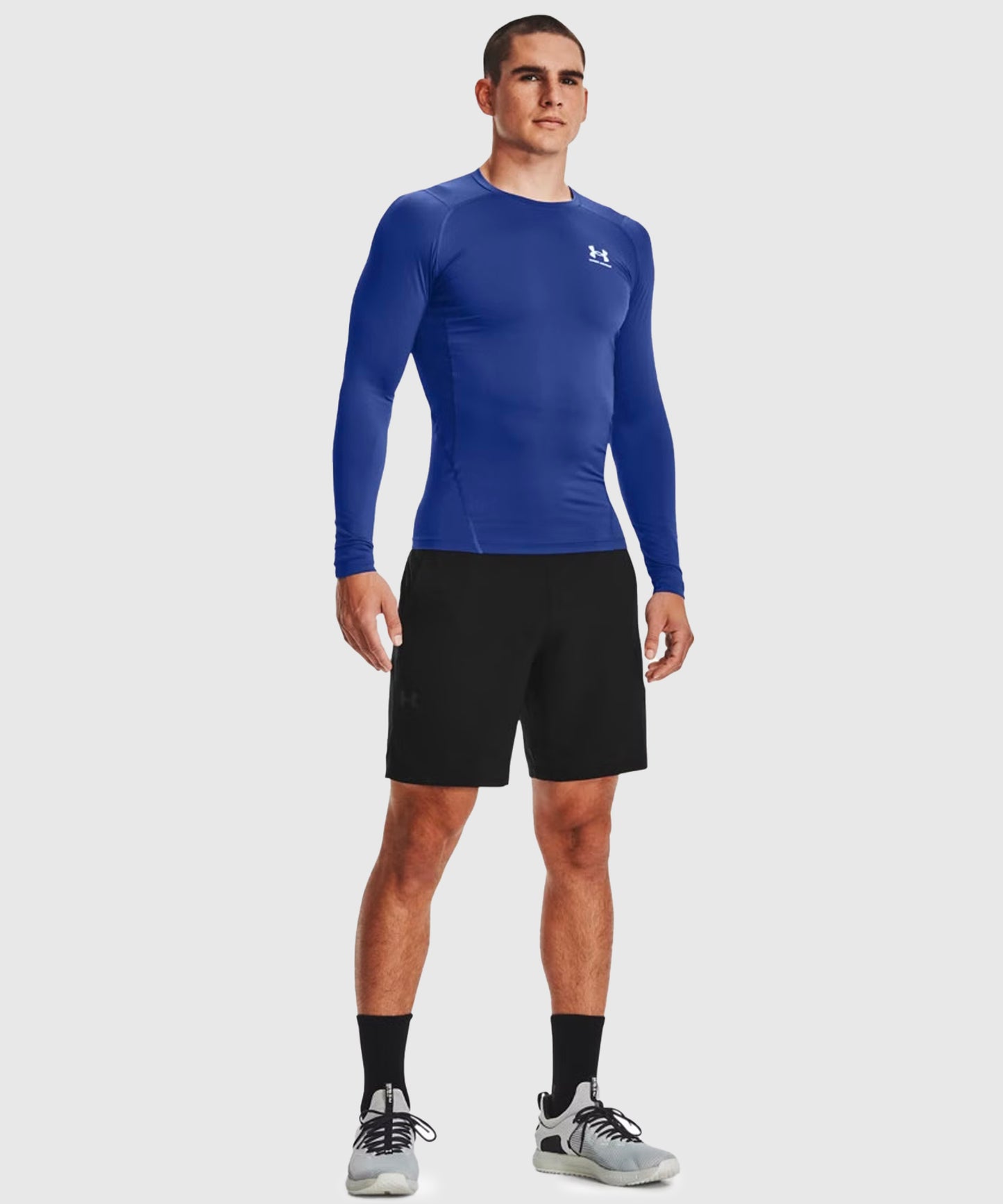 T-Shirt Manches Longues Under Armour Heatgear® Armour - Bleu