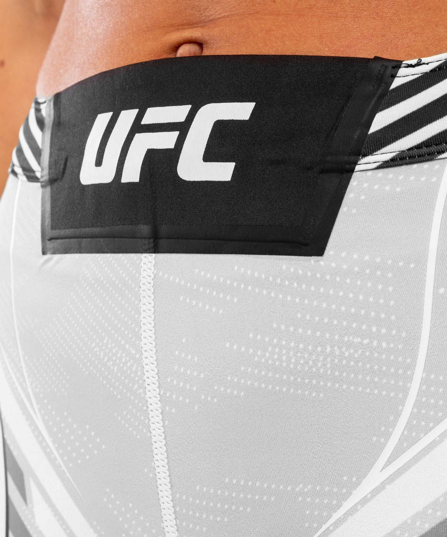 Women's UFC Venum Authentic Fight Night Compression Short - Short Cut - White