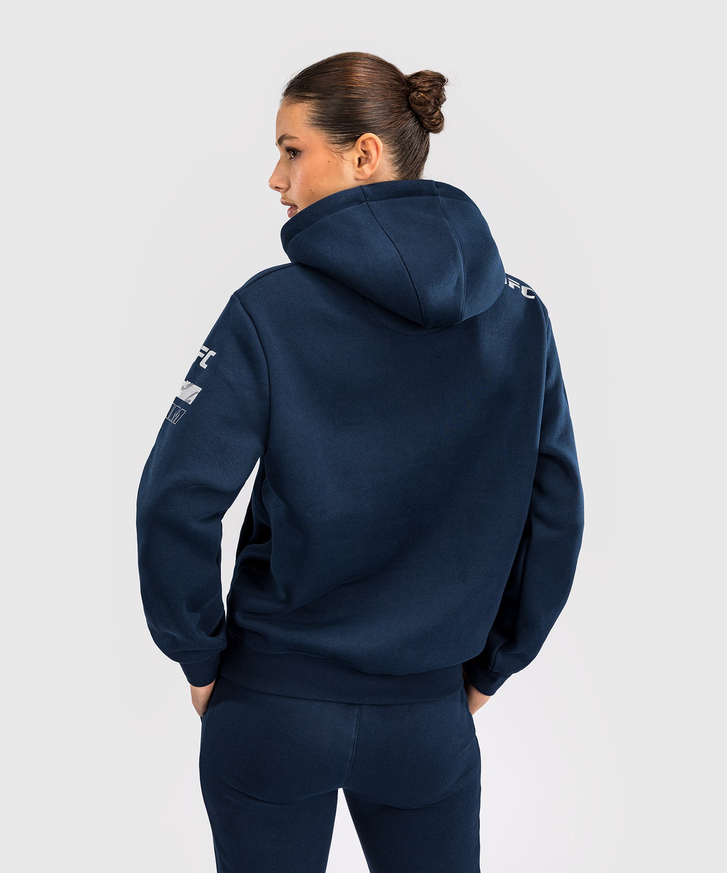 UFC Fusion by Venum Fight Week Damen Pullover Hoodie - Solid Ozeanisches Blau