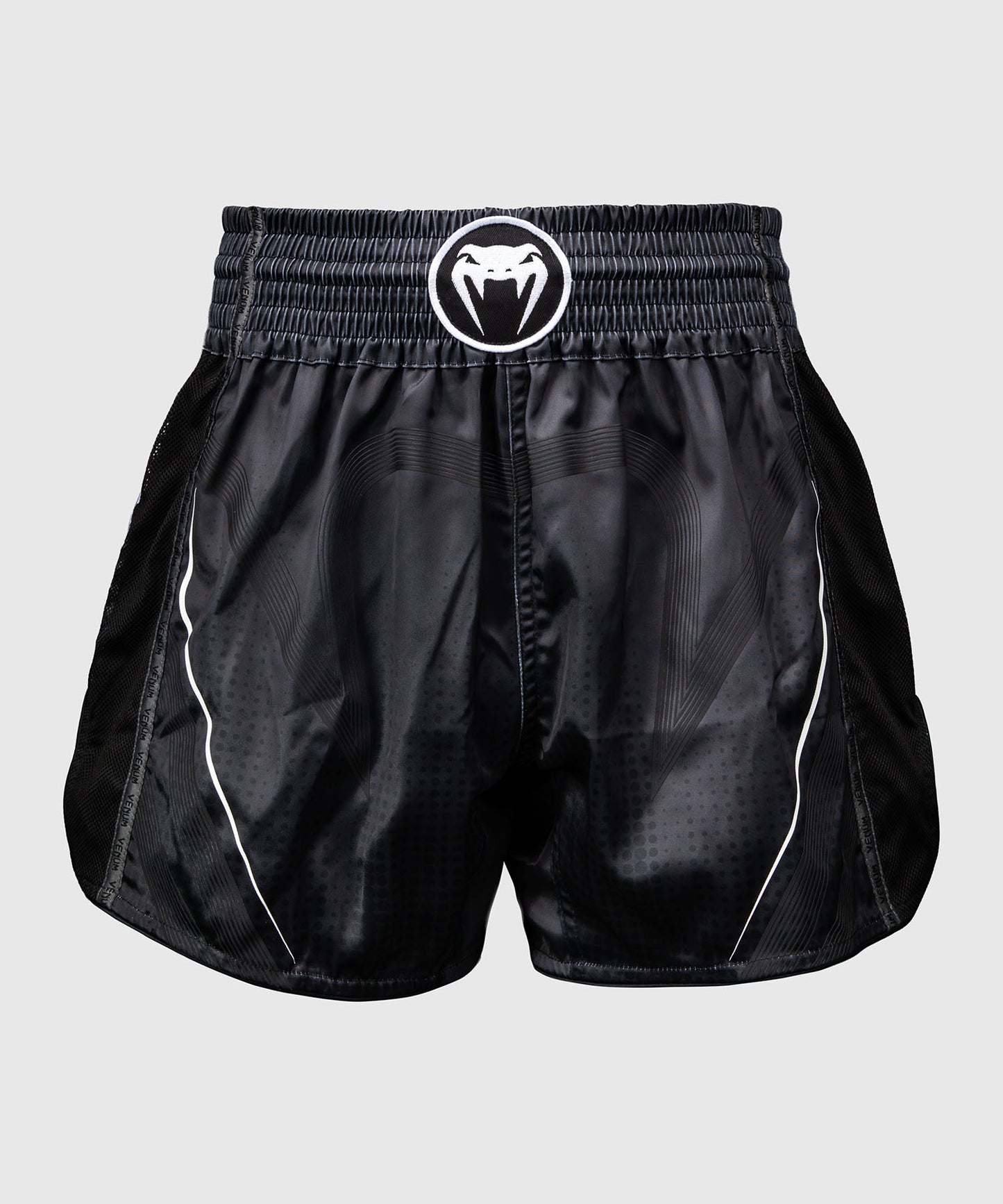 Venum Stealth Pantaloncini Muay Thaï – Nero/Bianco