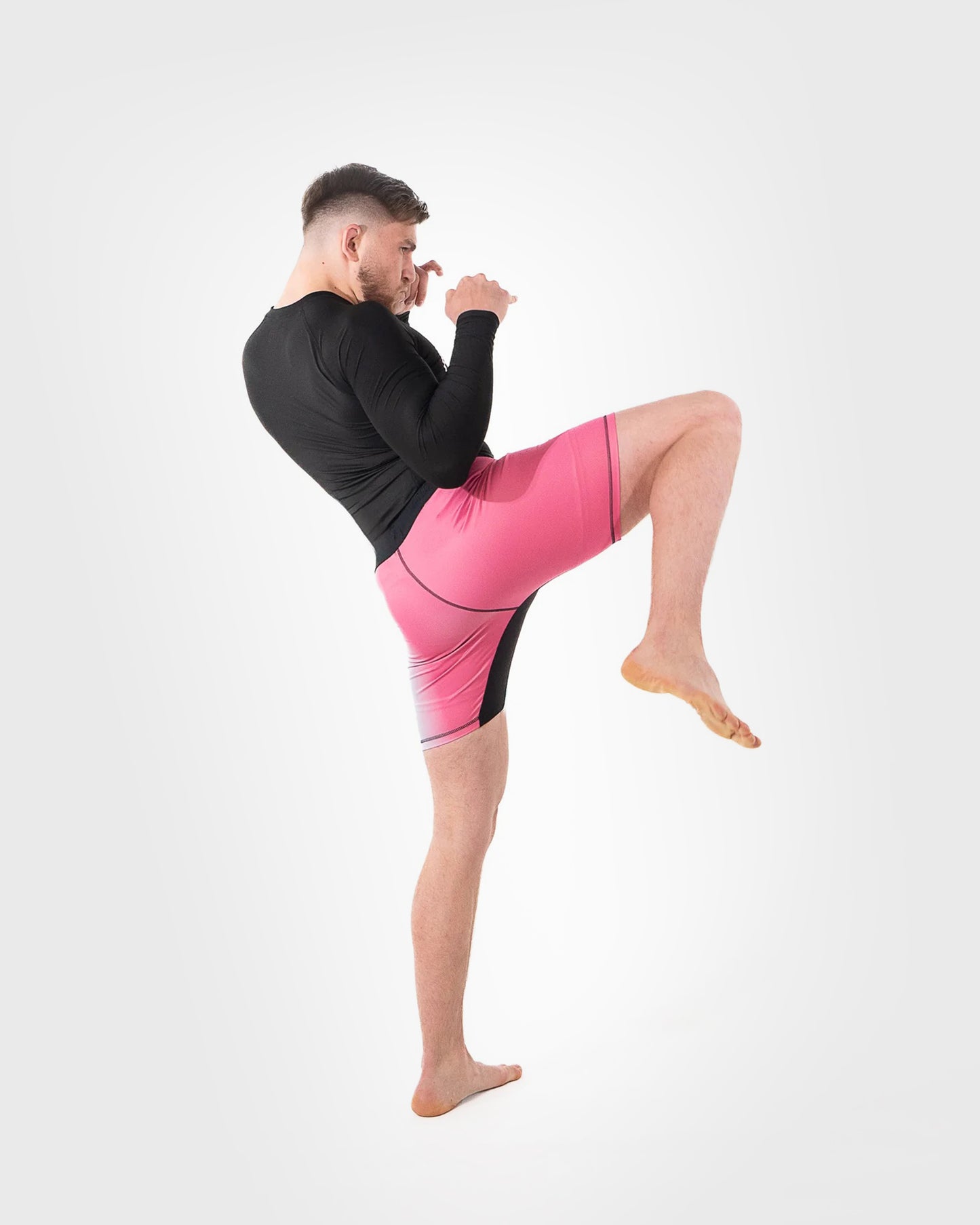Metal Boxe Miami Kompressionsshorts - Rosa/Blau