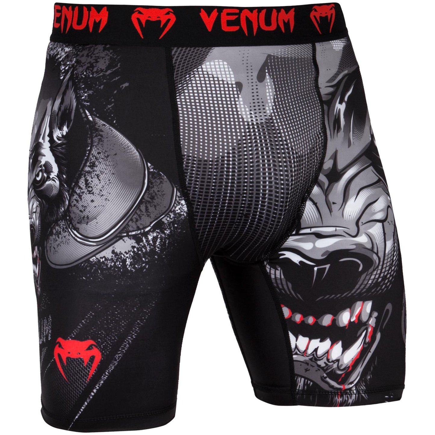 Pantaloncini a compressione Venum Werewolf - Neri/Grigi