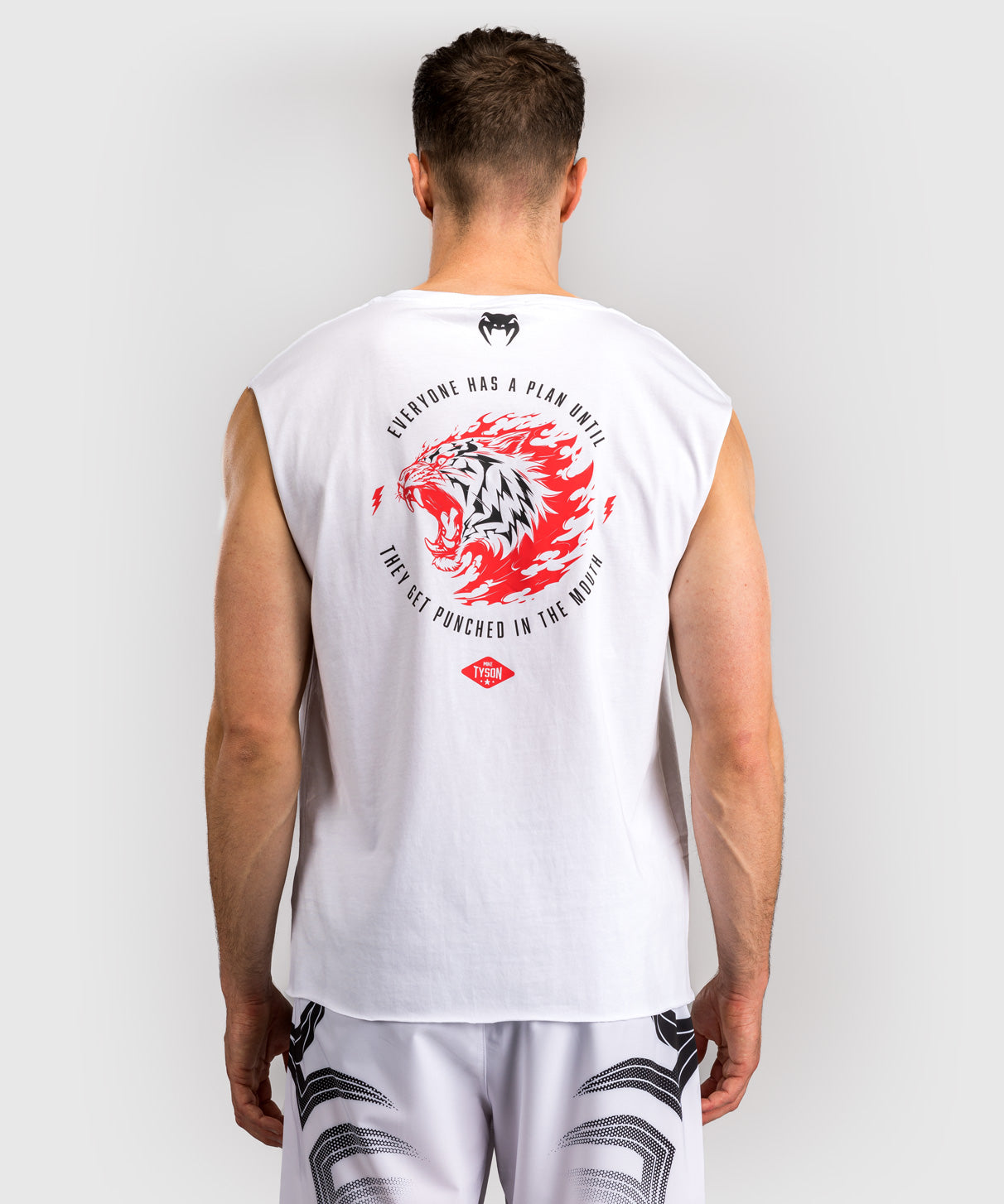 Venum x Mike Tyson Tiger Ärmelloses T-Shirt - Optisch Weiß