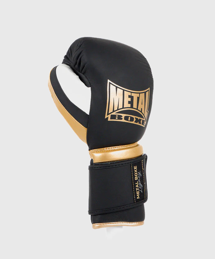 Metal Boxe Legacy Sparring Boxing Gloves - Black