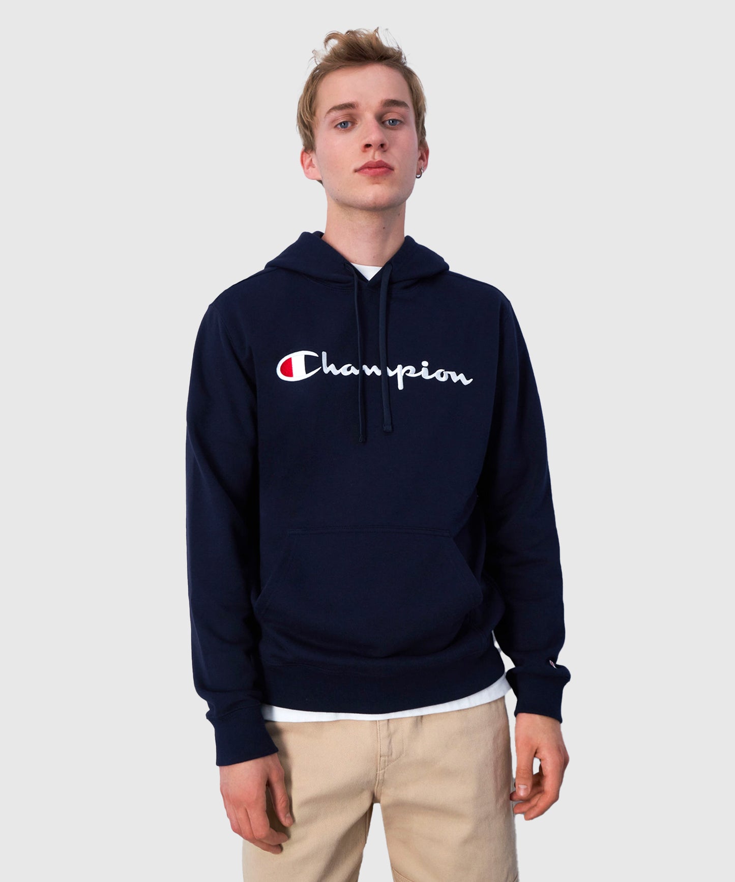Sweat À Capuche Pour Hommes Champion - Bleu Marine