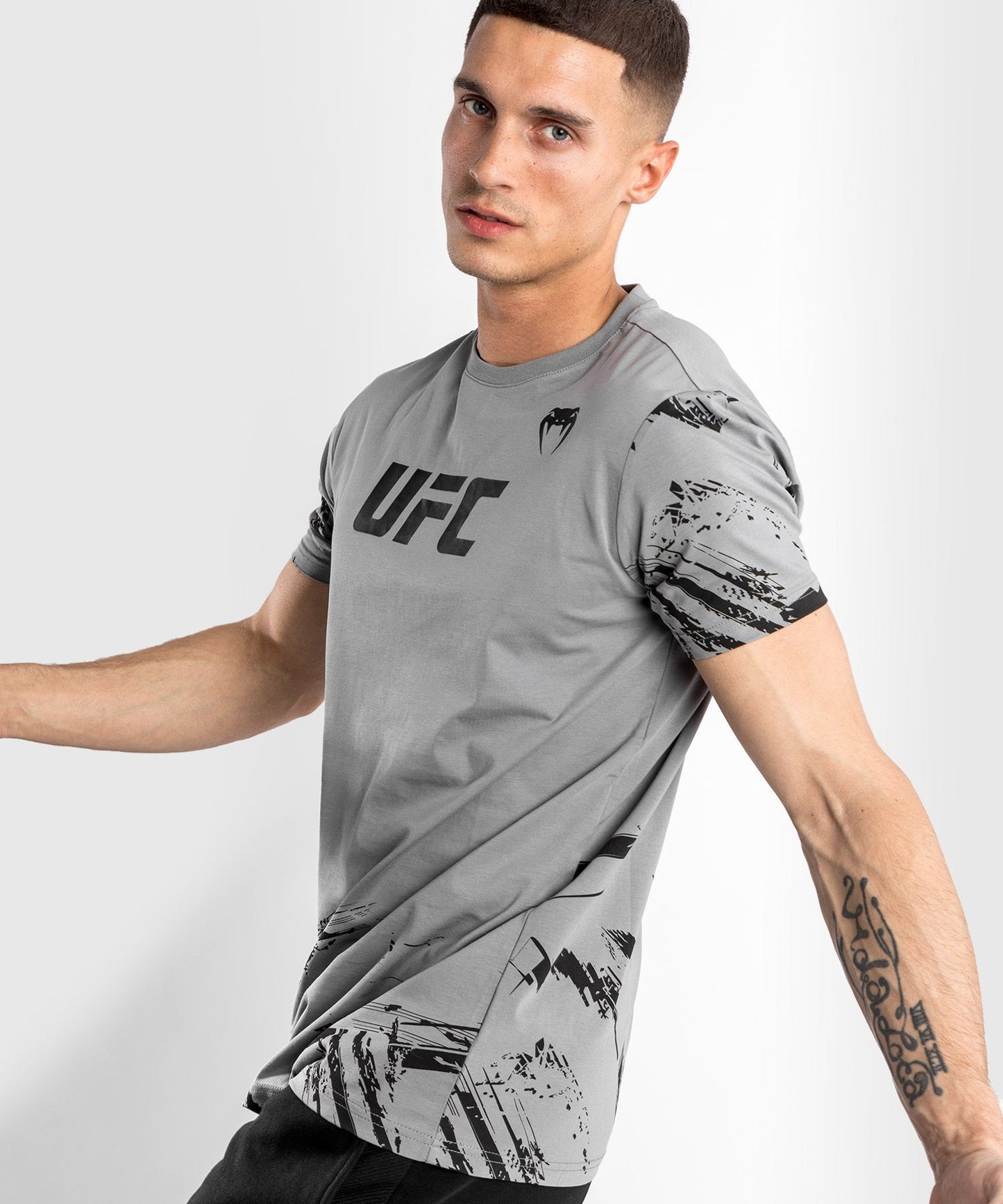 UFC T-Shirt Venum Authentic Fight Week 2.0 - Short Sleeve - Grey