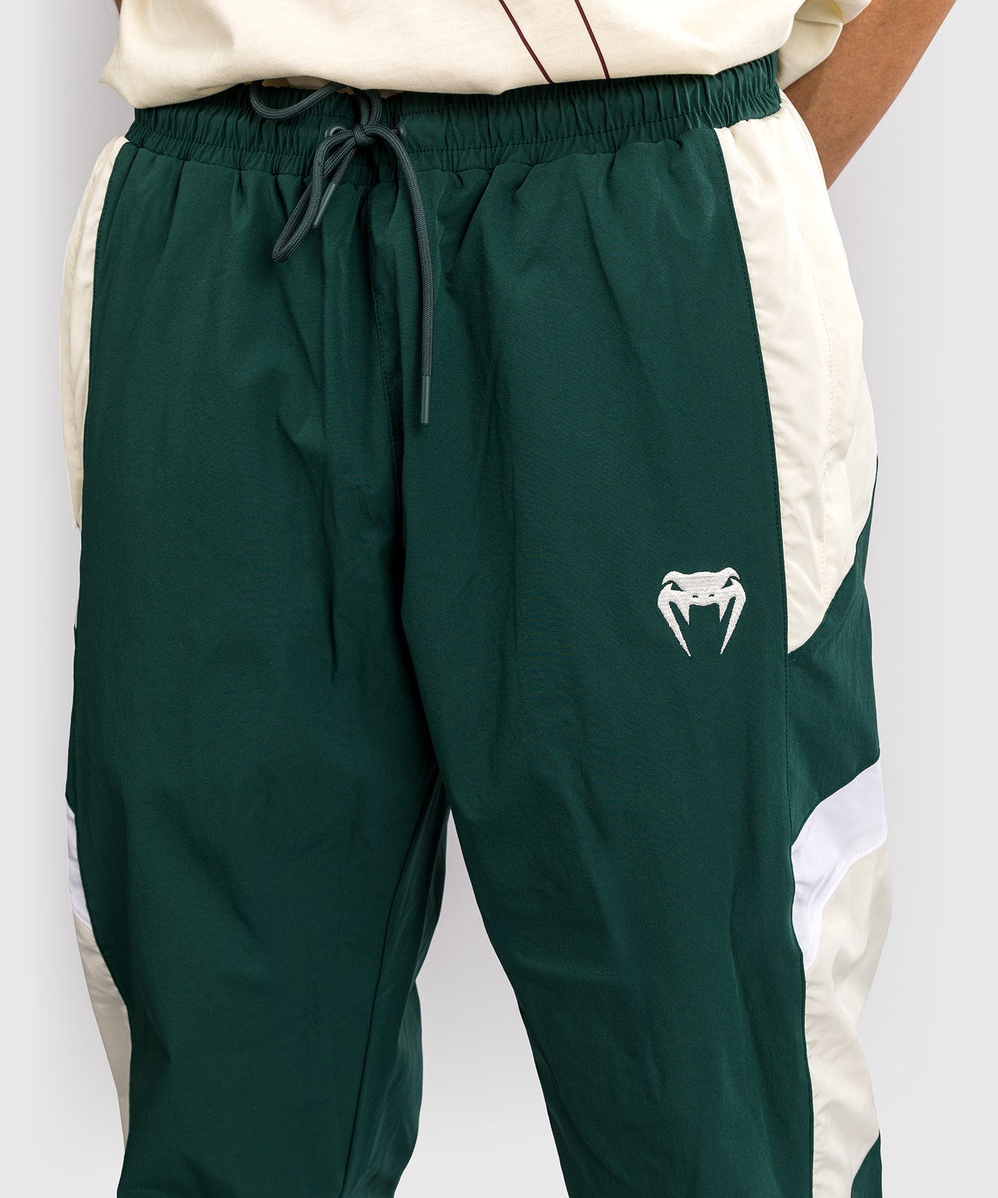 Venum Attack 90 Tracksuit Pants - Forest Green/Ice