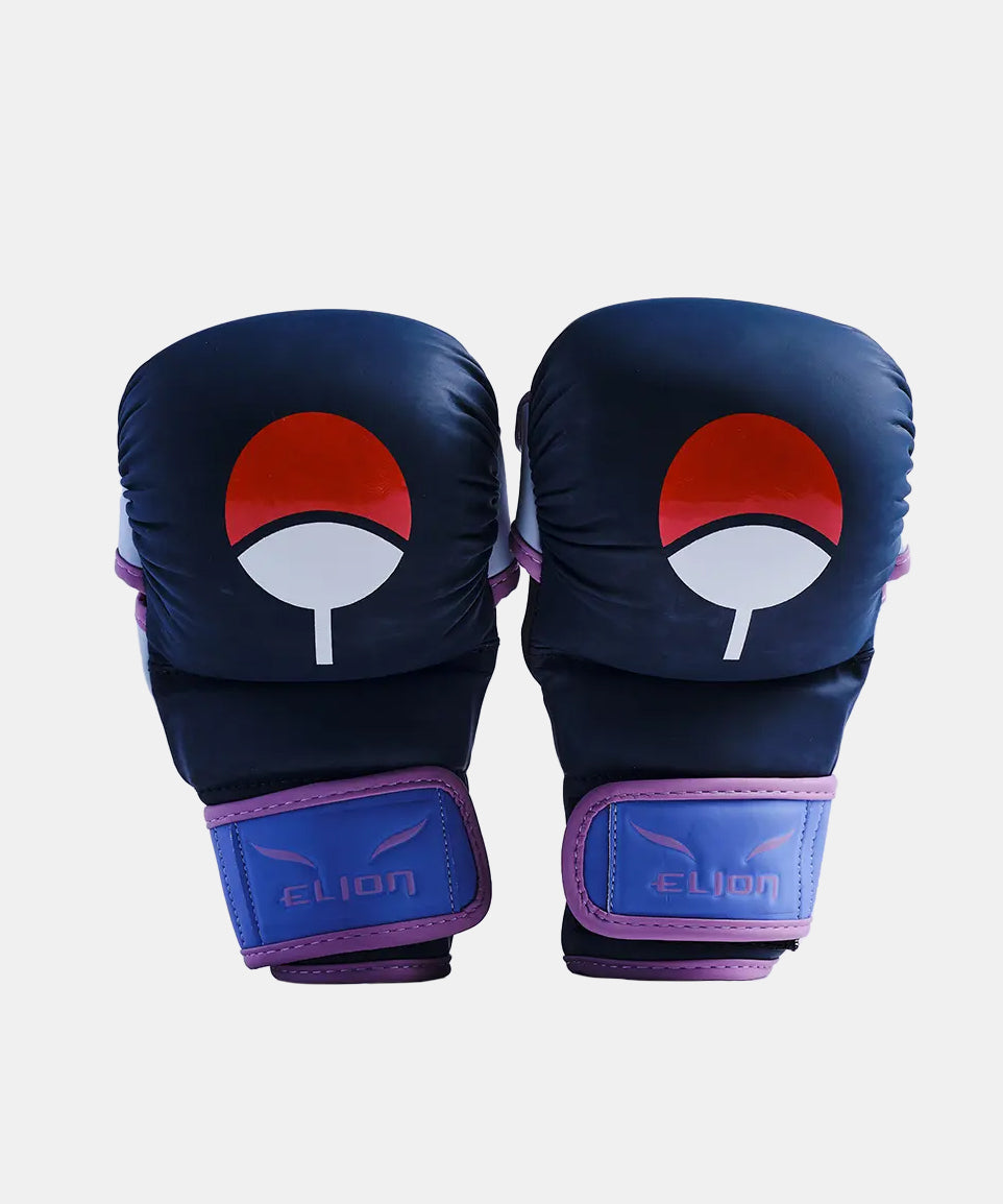 Elion x Naruto Sasuke Guantes de Sparring MMA - Azul Marino