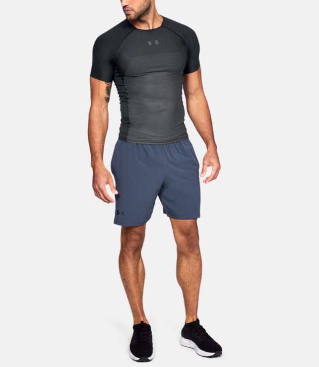 T-shirt de compression Under Armour Threadborne Vanish - Noir