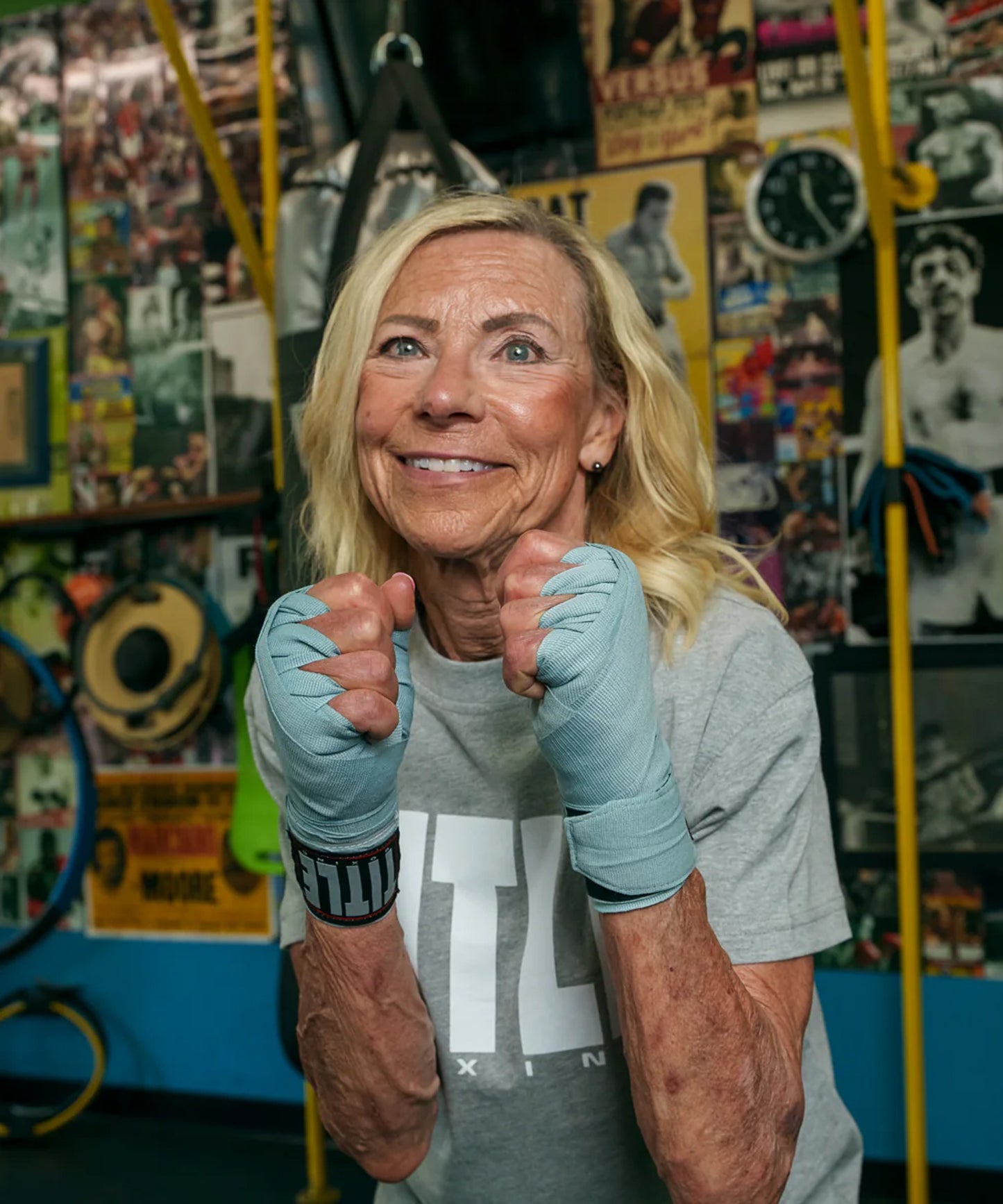 Title Boxing Bandages - Blue - 4.5m