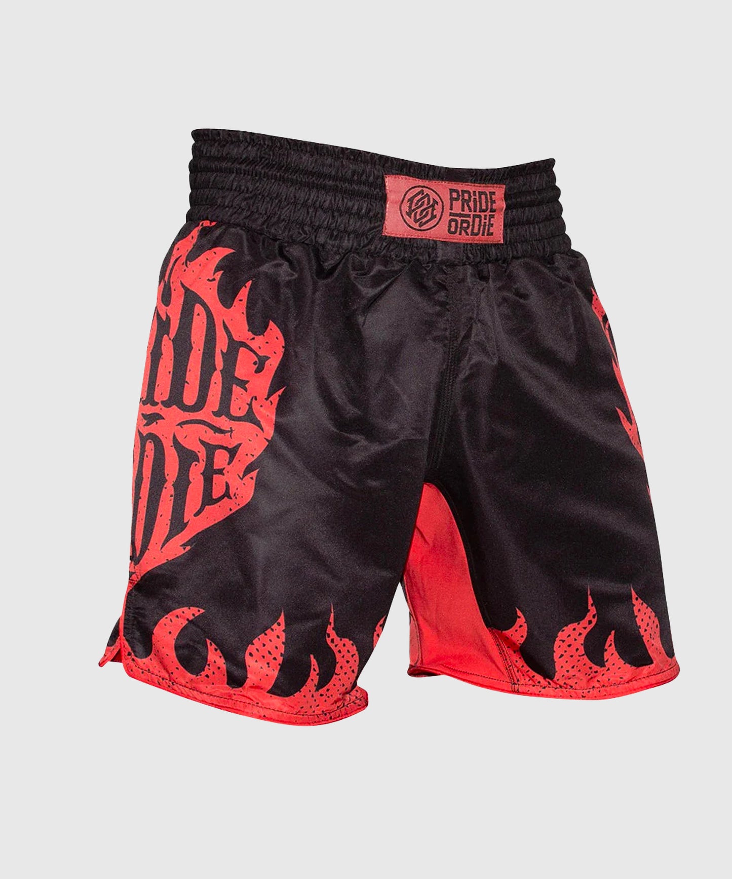 Short de MMA Pride Or Die Reckless Flames - Noir