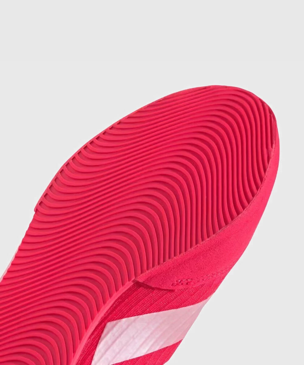 Adidas Box Hog 4 Zapatillas de Boxeo - Rojo/Blanco