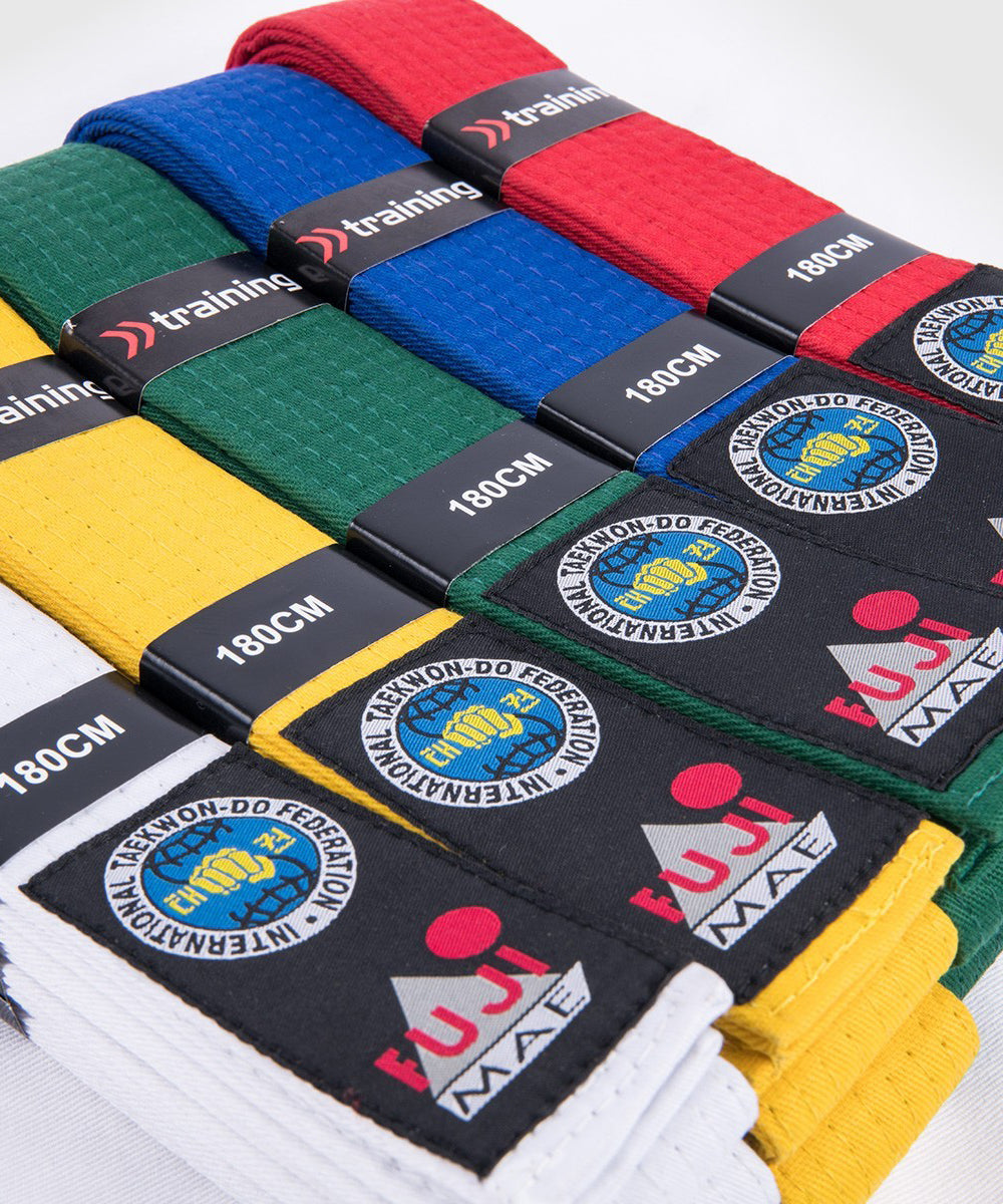 Ceinture Arts Martiaux MingQian – Taekwondo/Karaté/Judo, 4 Cm Large, 7 Longueurs 200-320 Cm, 11 Couleurs