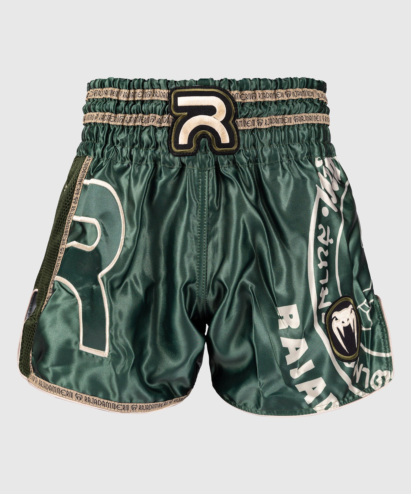 Venum x Rajadamnern Muay Thai Shorts - Military Green