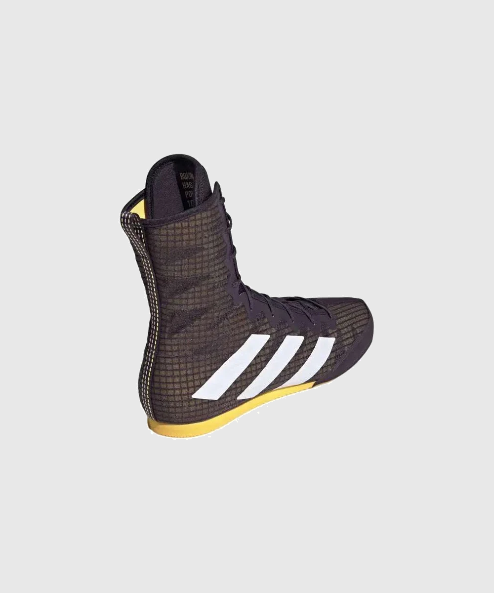 Adidas Box Hog IV Boxschuhe - Schwarz/Weiß