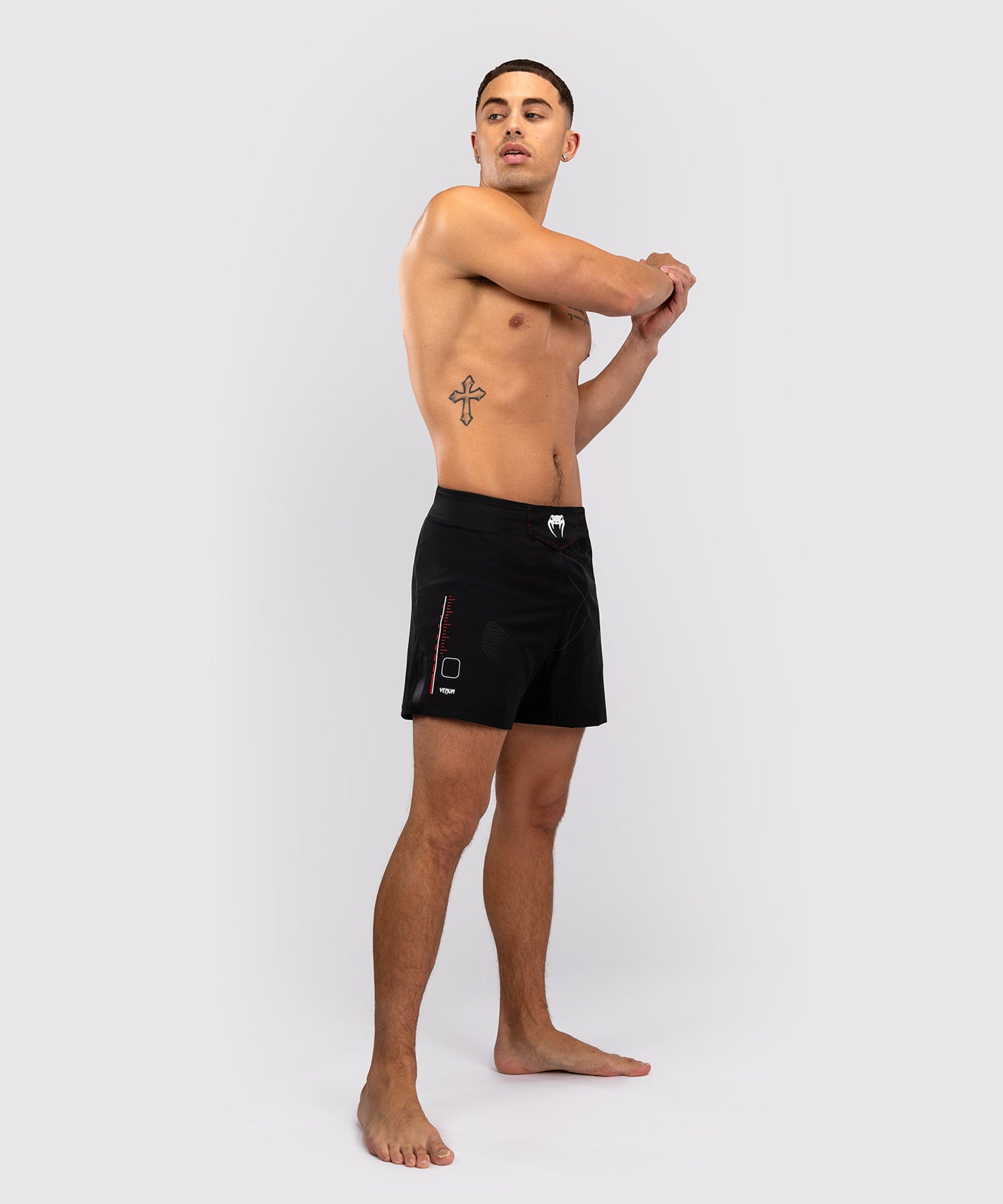 Venum Tactical XT Fightshorts für Männer - Schwarz/Feuerrot