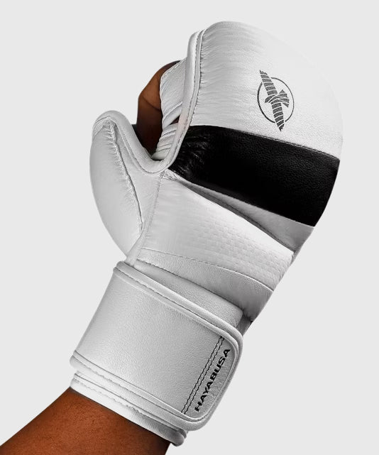 Hayabusa T3 7oz Training MMA Gloves - White