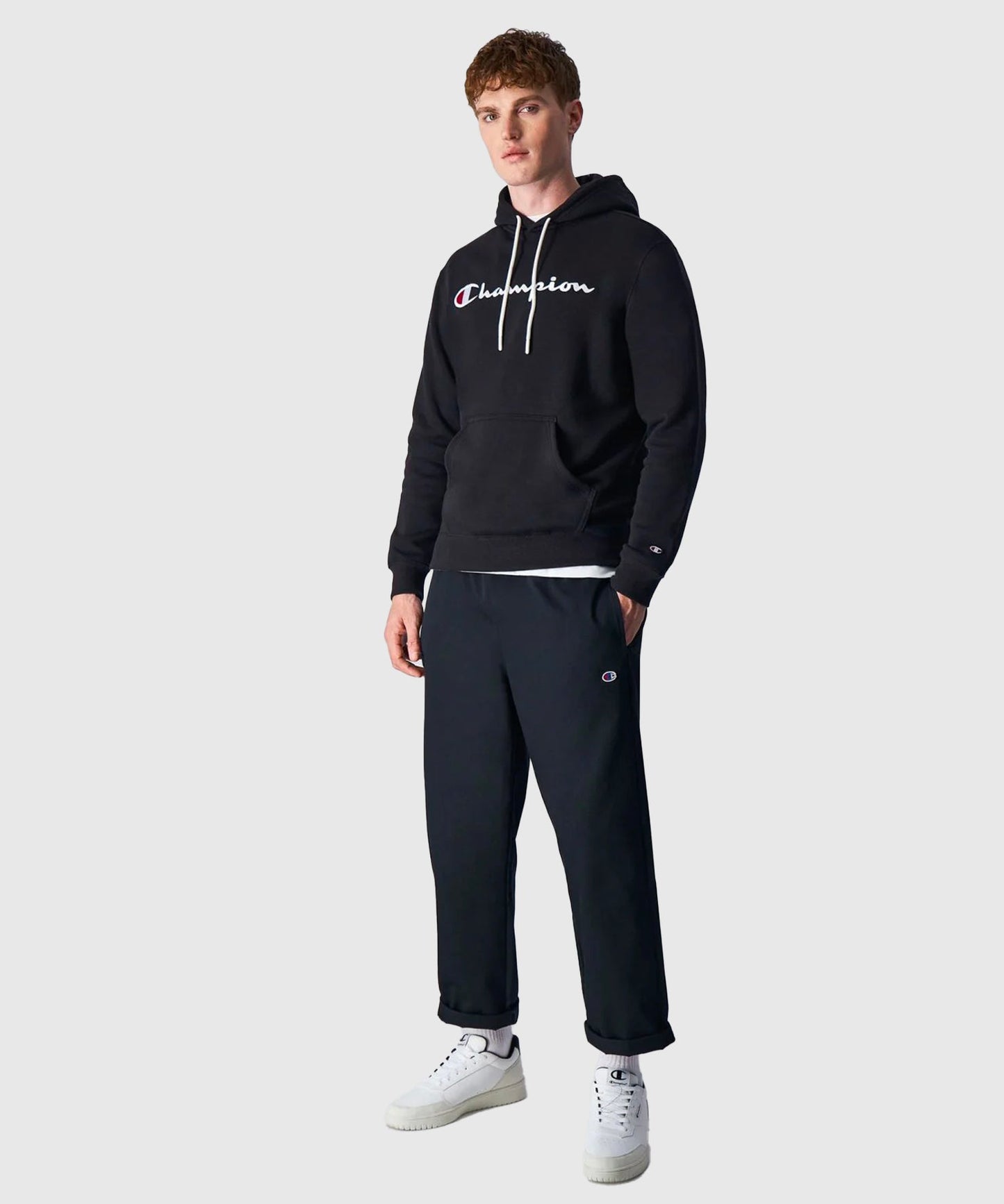 Champion Legacy Logo Sweatshirt – Schwarz
