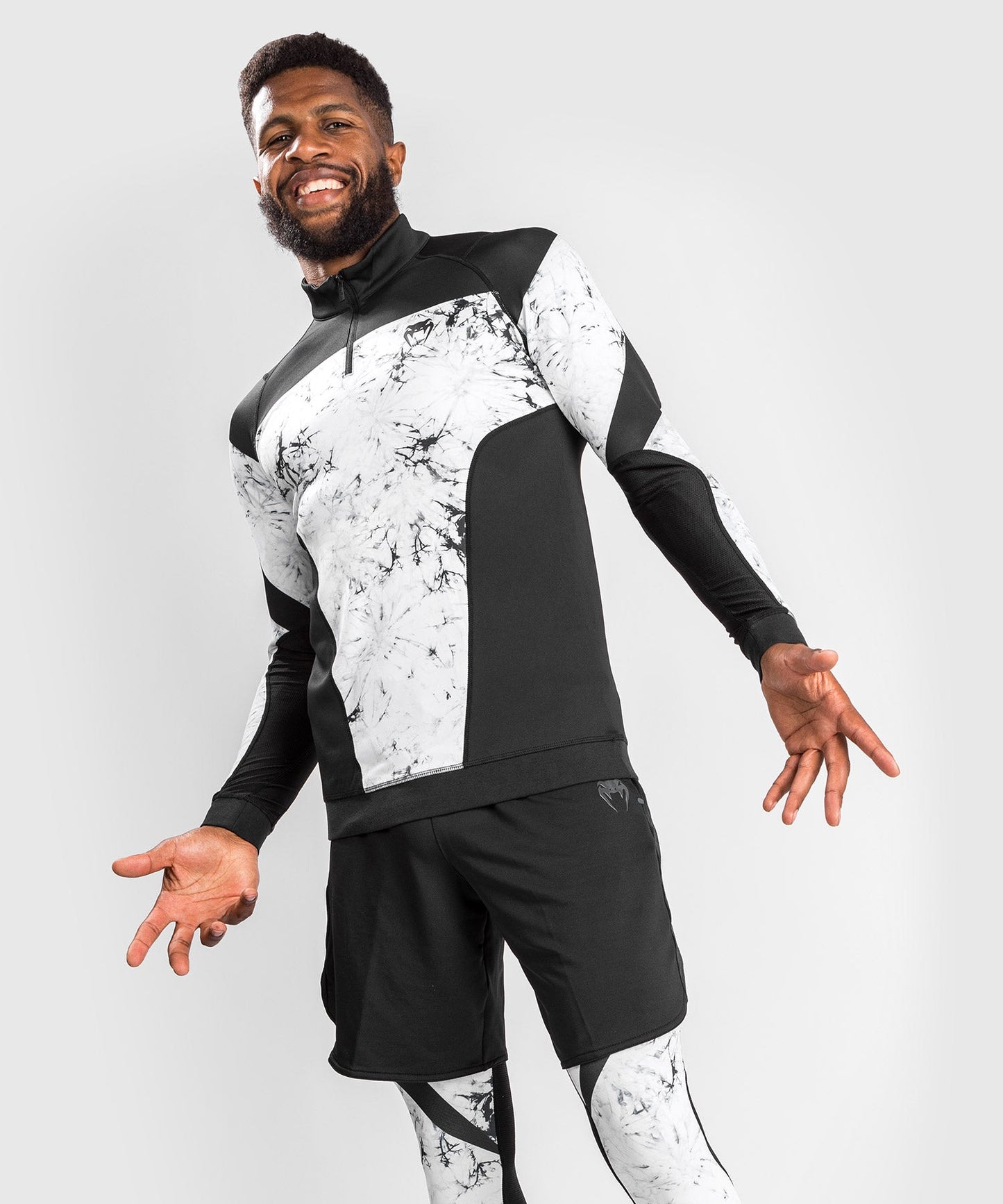 Dry Tech long sleeve zipped collar Venum G-Fit Marble - Marble