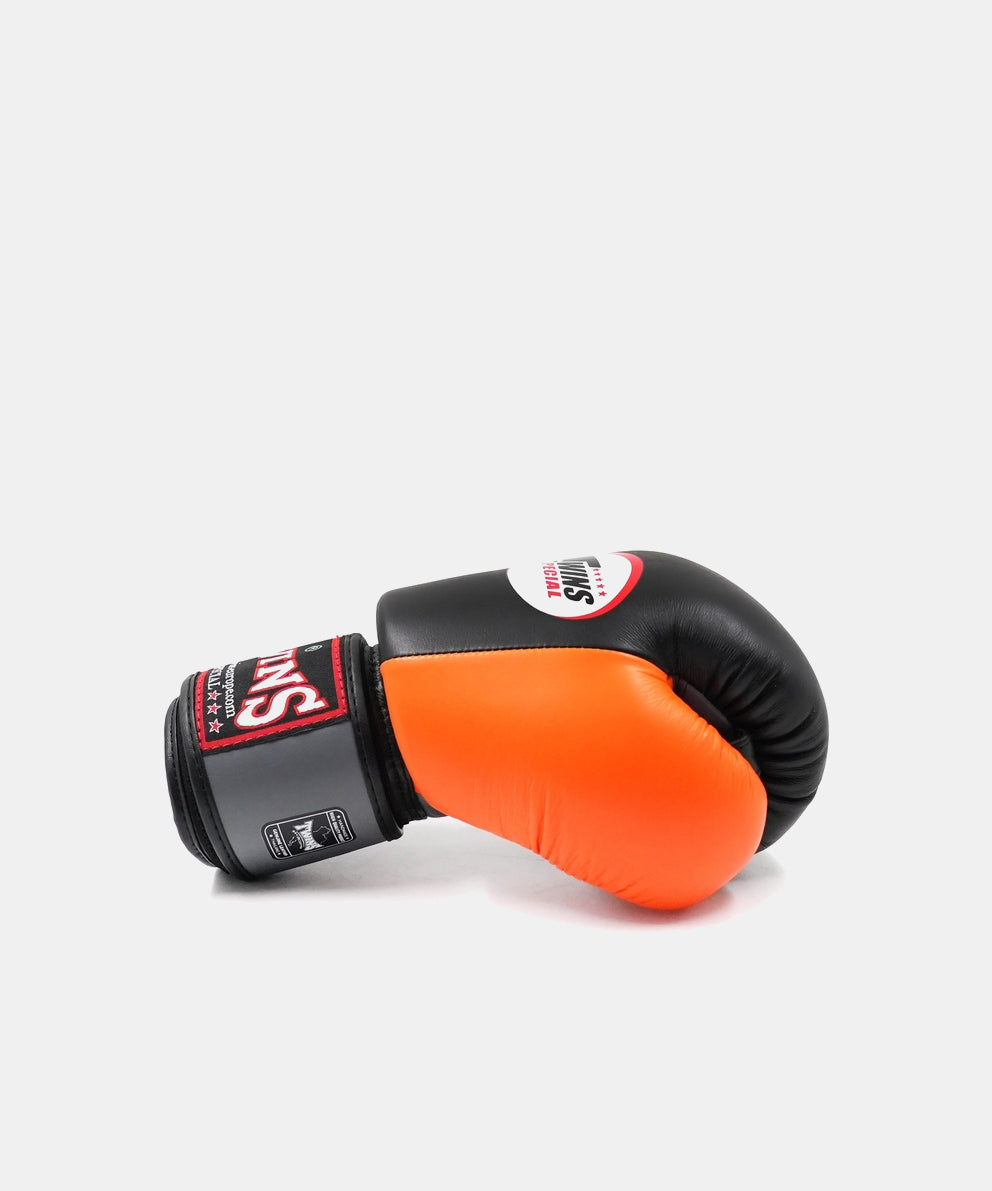 Twins BGVL3 Air Boxing Gloves - Black/Orange/Grey