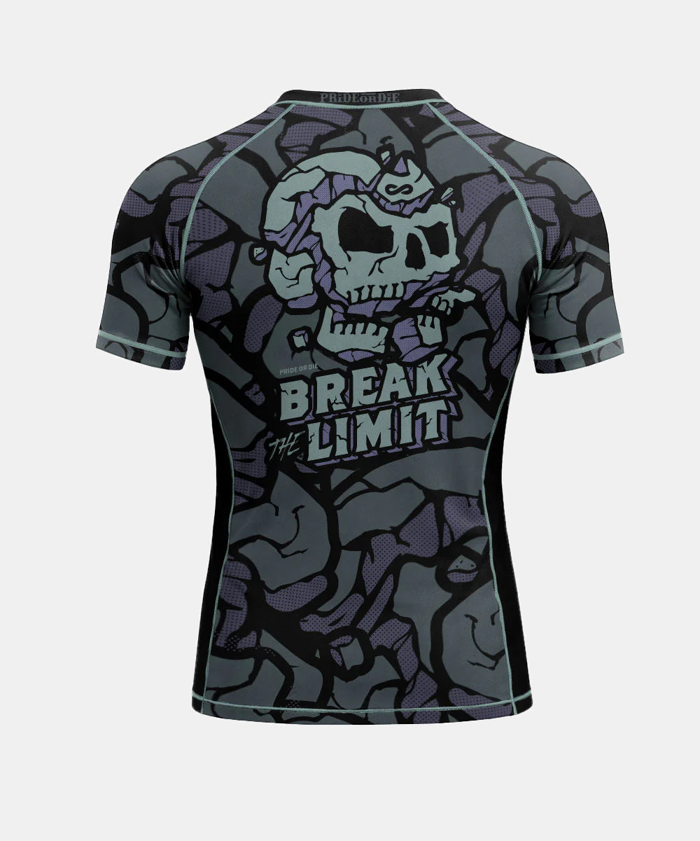Pride Or Die Break The Limit Kurzarm-Rashguard - Schwarz