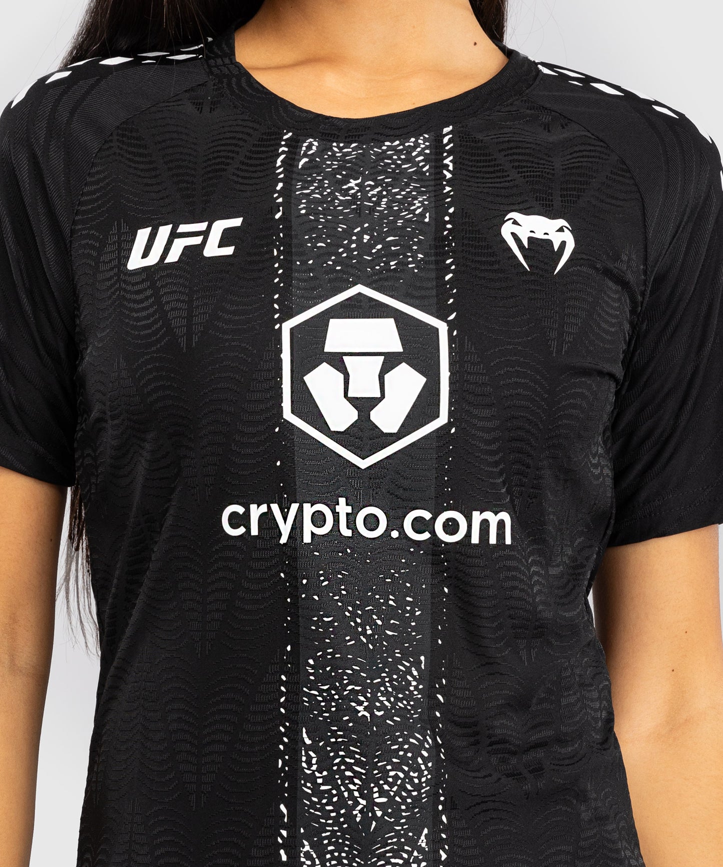 UFC Zenith by Venum Authentic Fight Night Offizielles Walkout-Trikot Damen - Schwarz