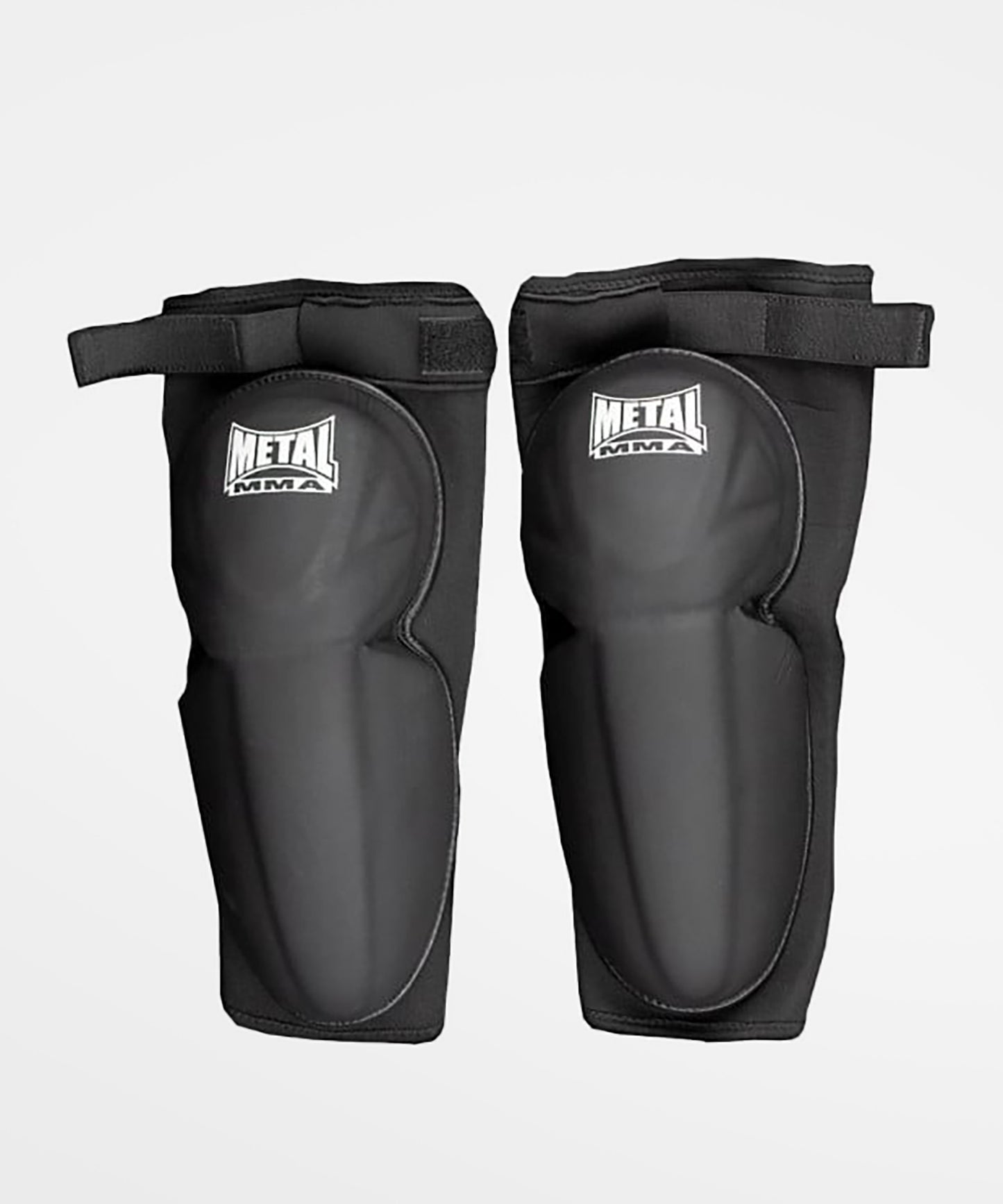 Metal Boxe Injected Foam Neoprene Elbow Pads - Black