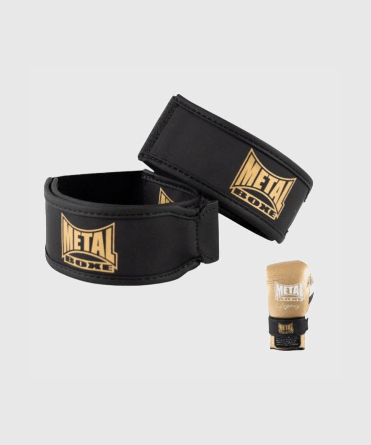Metal Boxe Lace & Loop Klettverschluss Boxhandschuhe