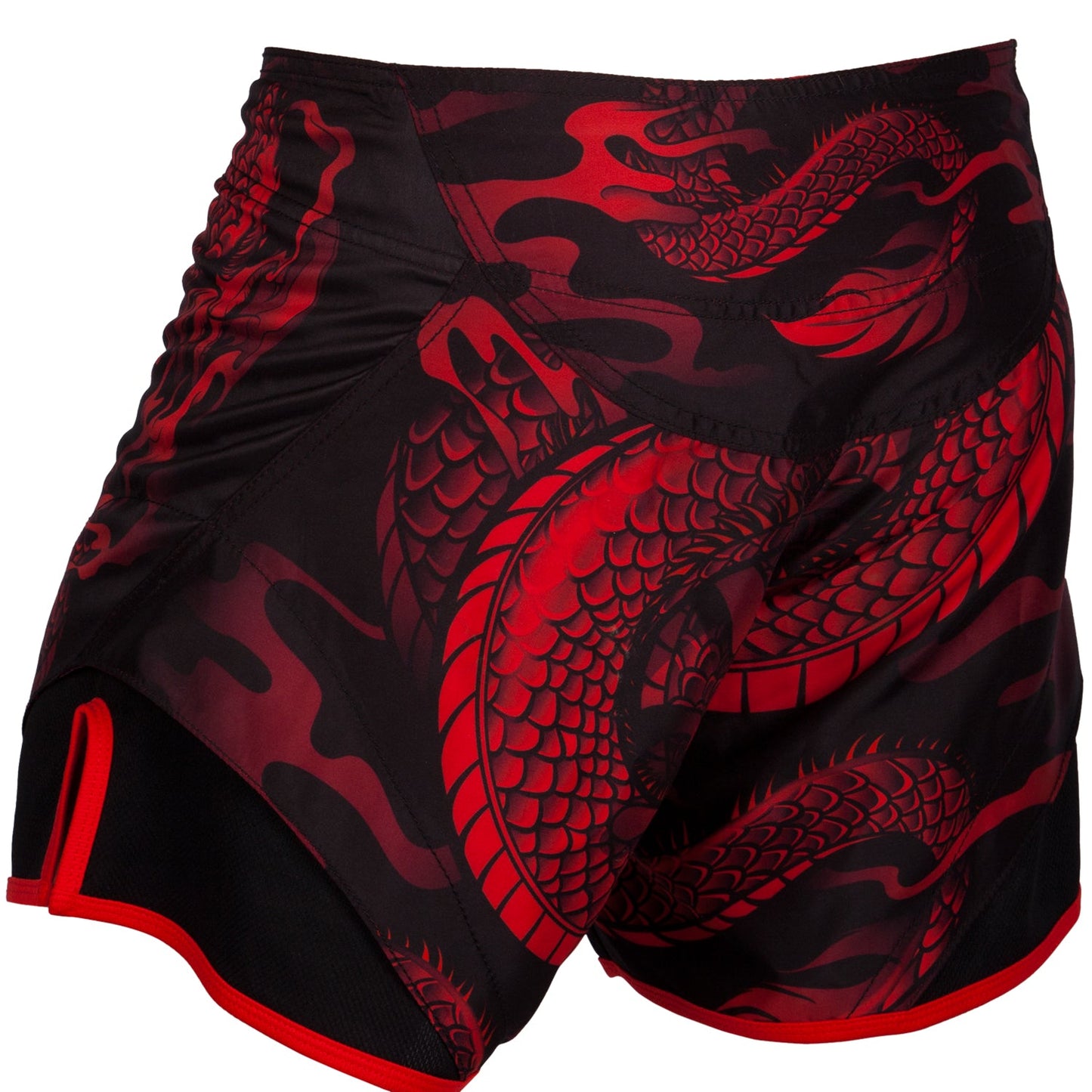 Venum Dragon's Flight short fightshorts - Black/Red